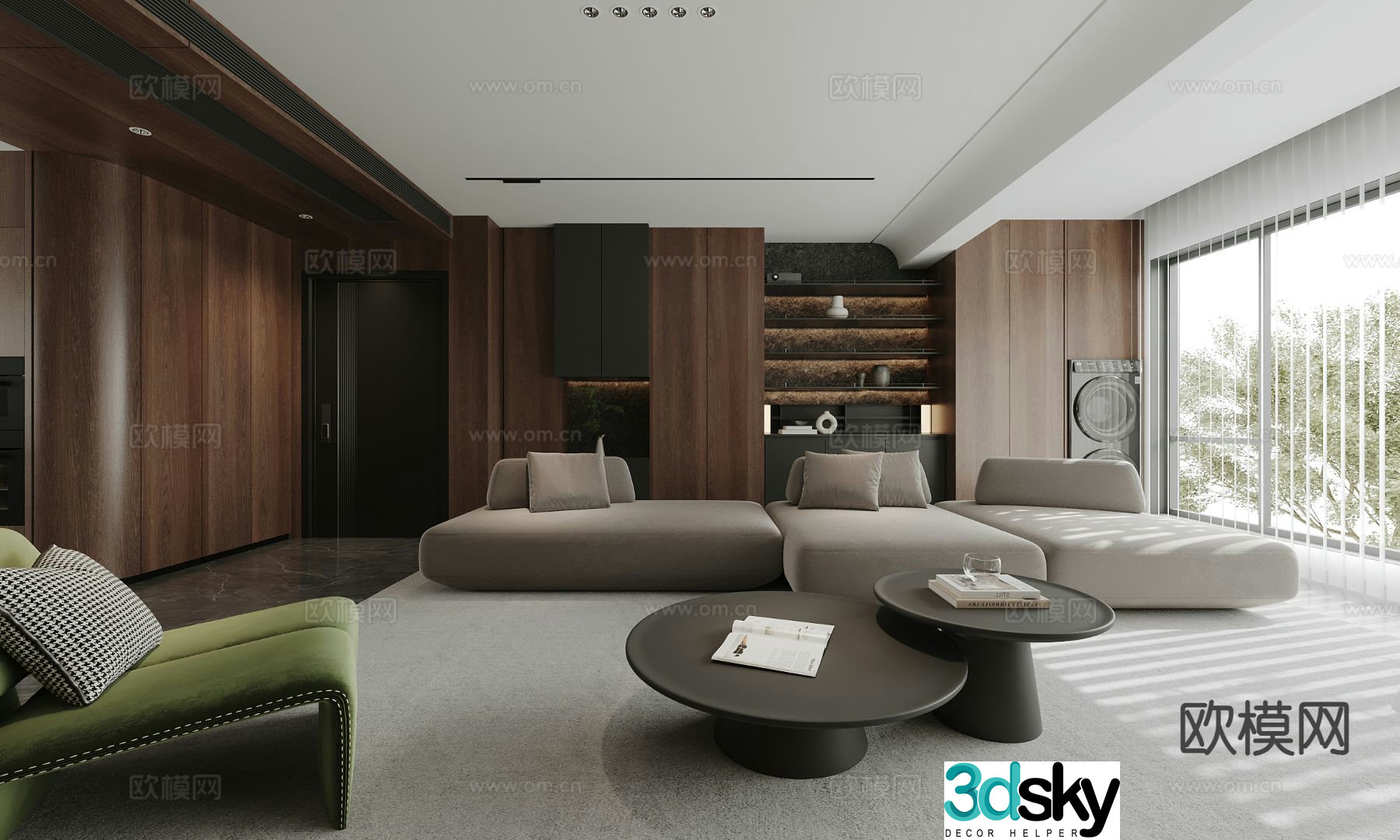 Italian restaurant 3d model