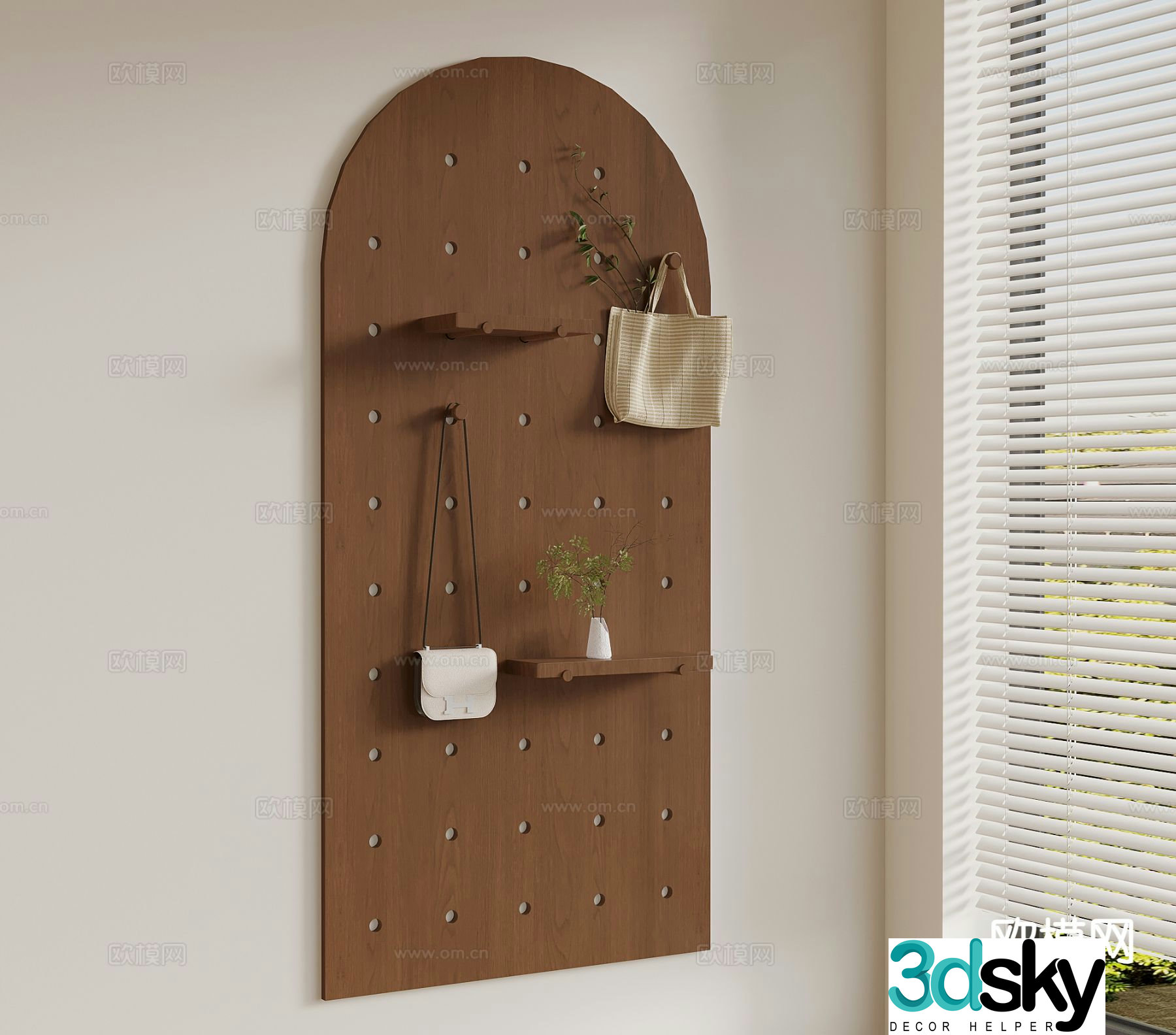 Medieval Wind Tunnel Clothes Board 3D model