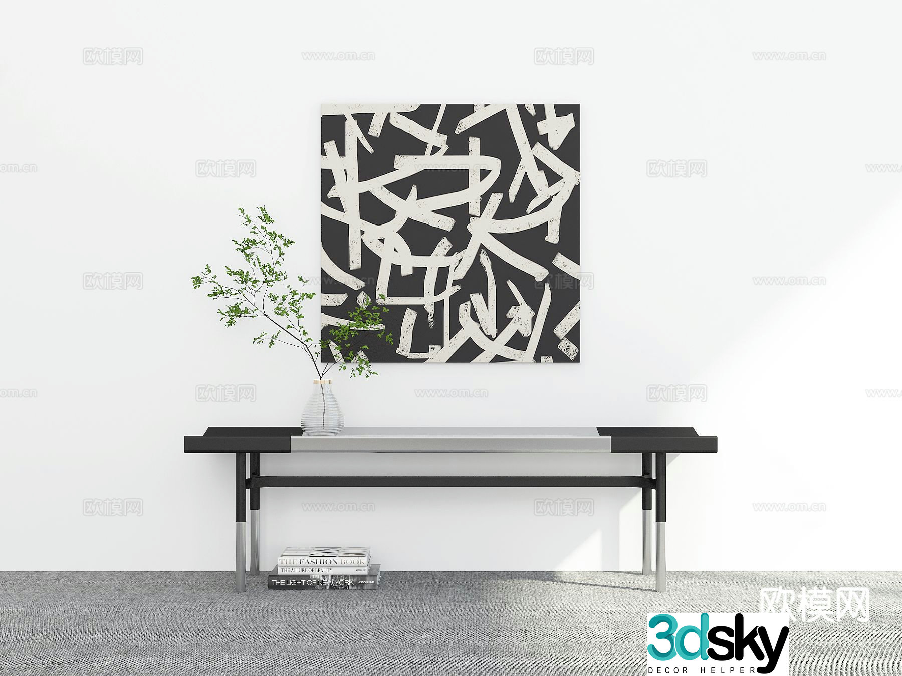 Stool bench shoe changing stool 3d model