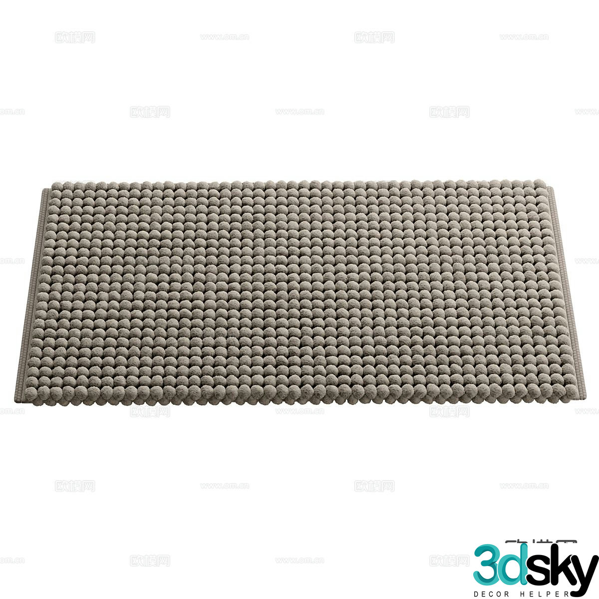 square carpet 3d model