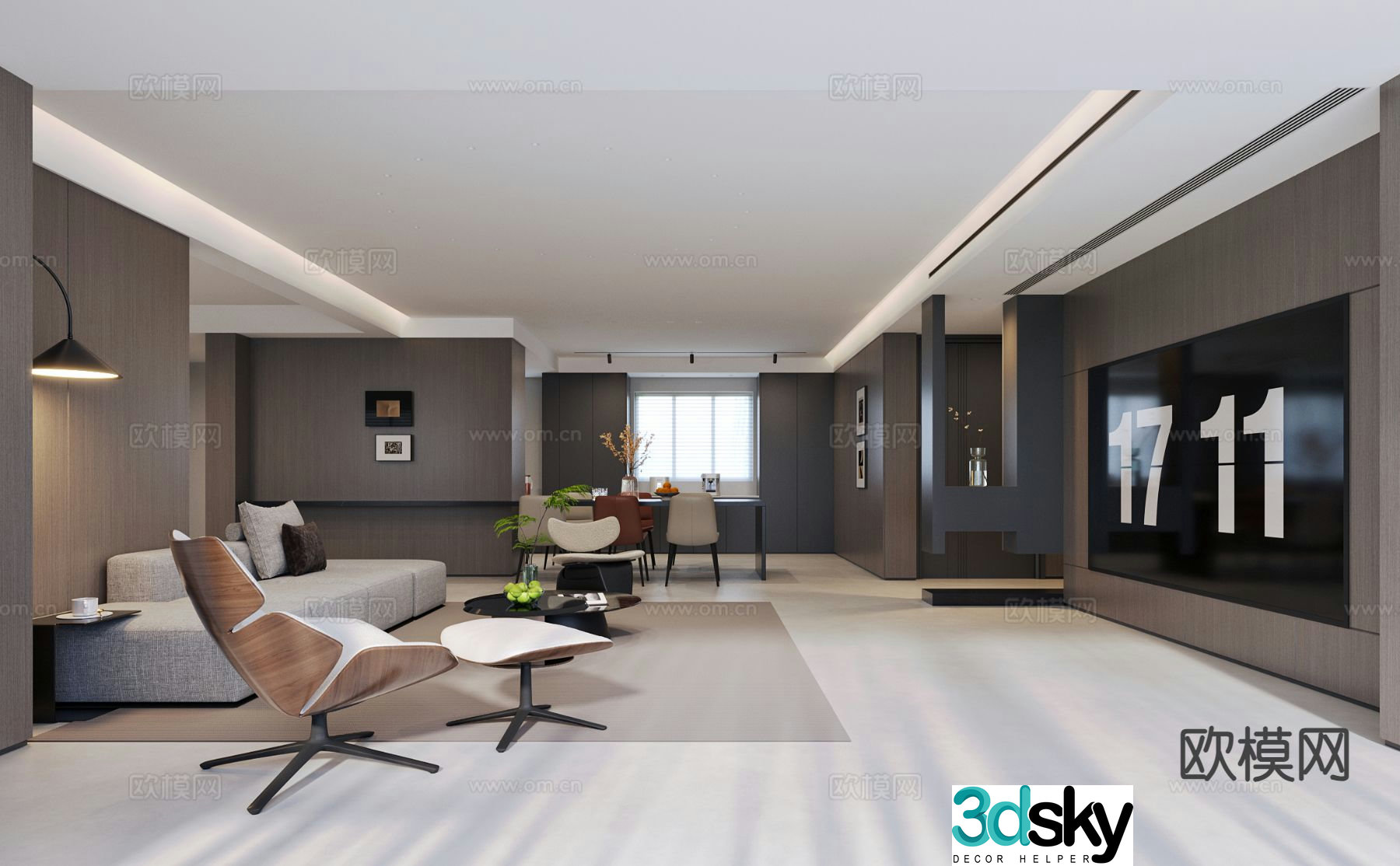 Italian restaurant 3d model