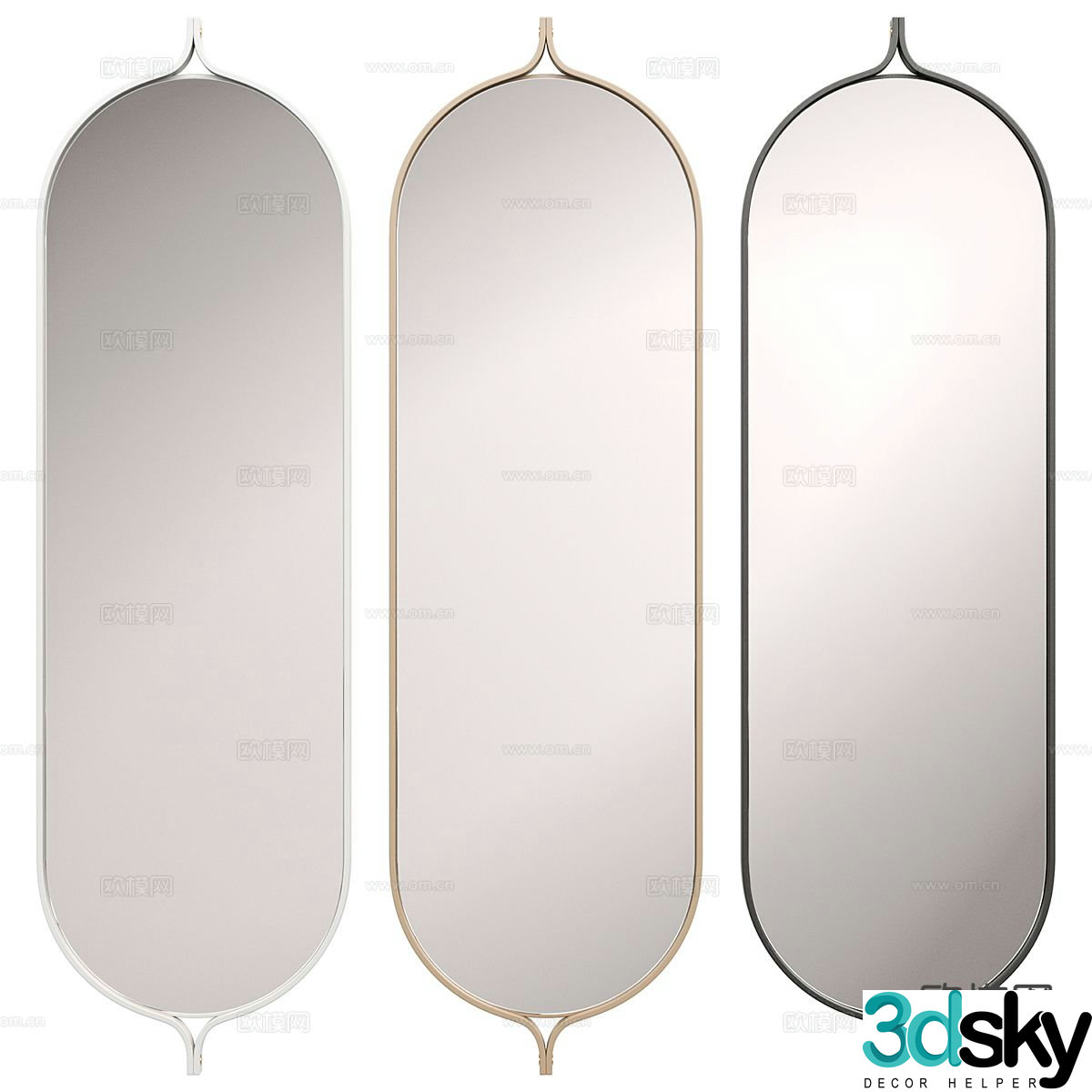 Mirror full length mirror 3d model