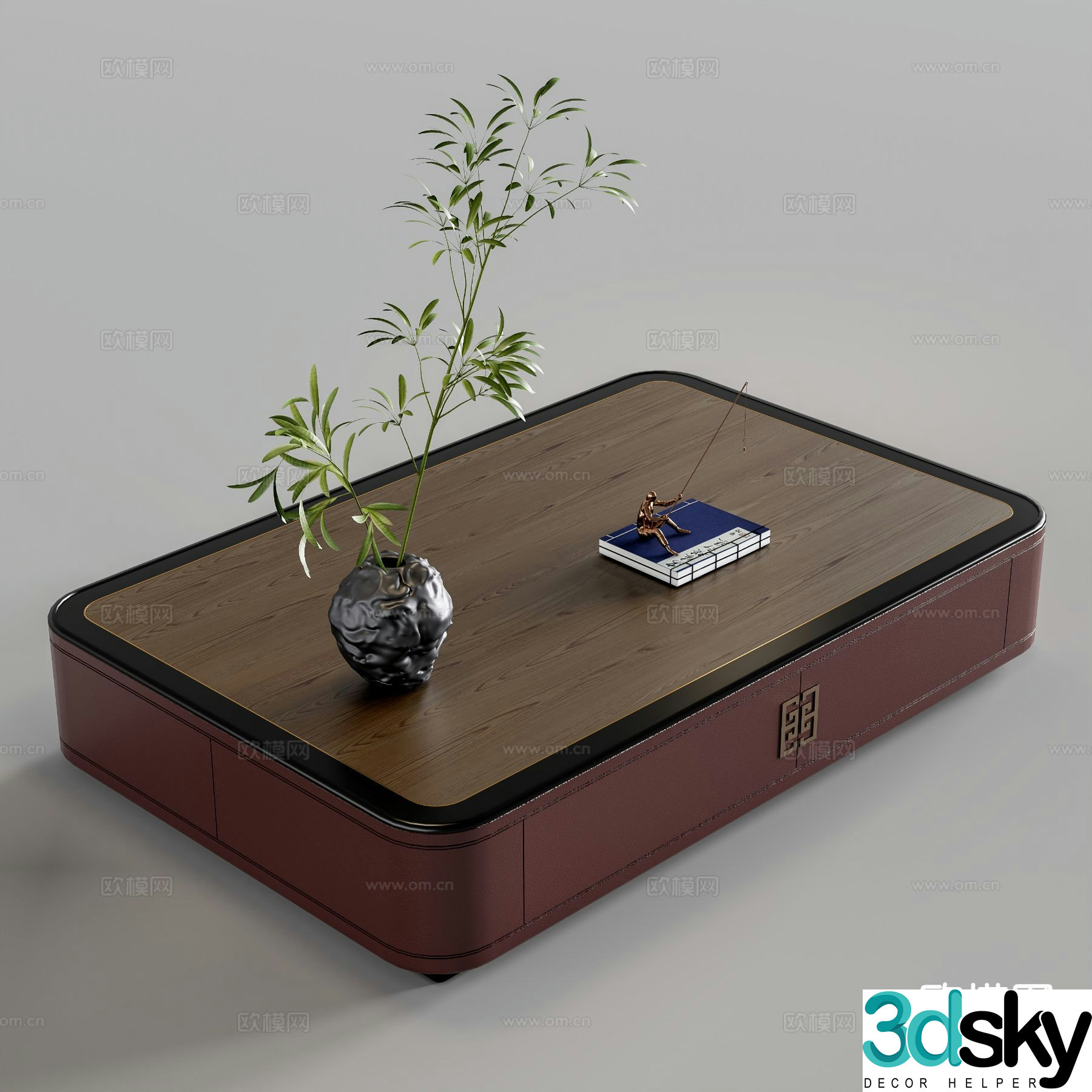 New Chinese coffee table 3d model