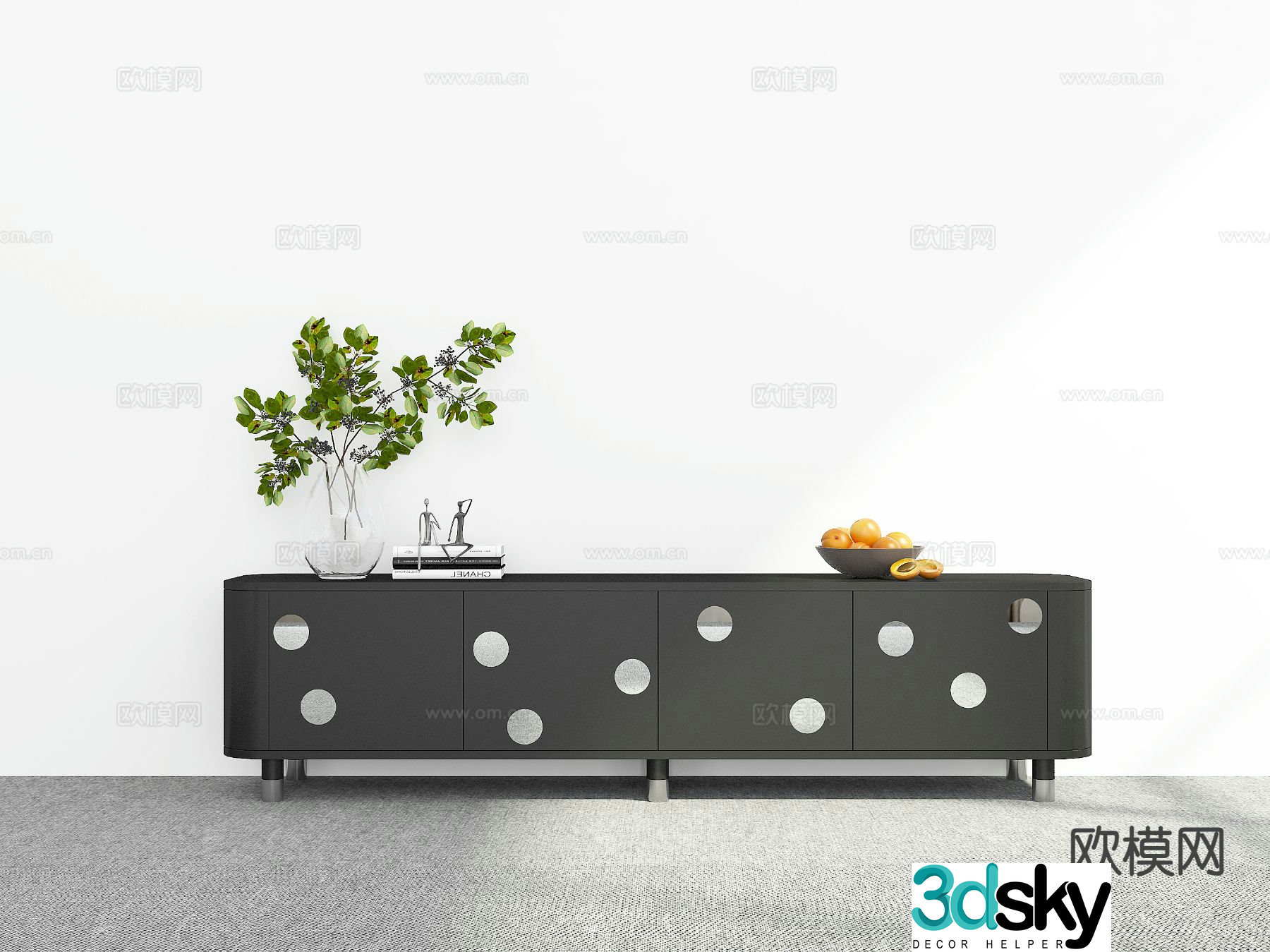 Modern TV cabinet 3d model