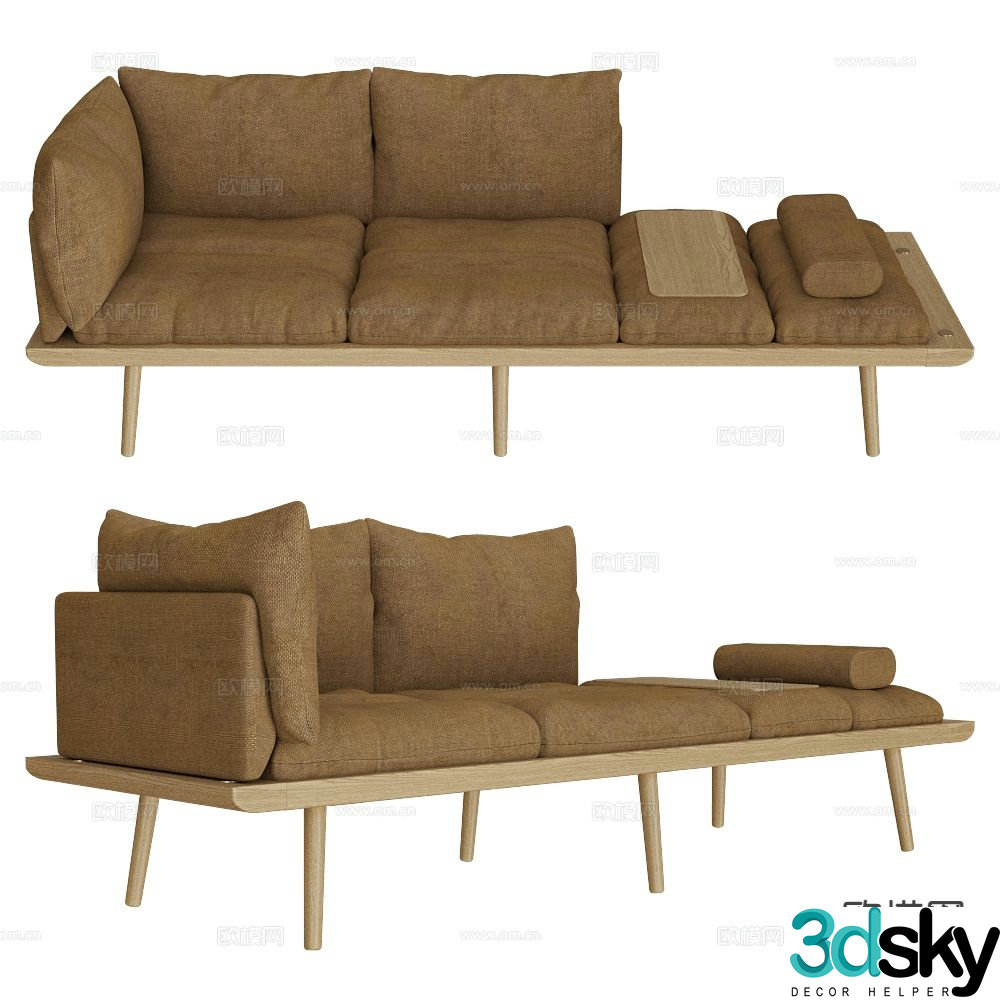 UMAGE multi-person sofa 3d model