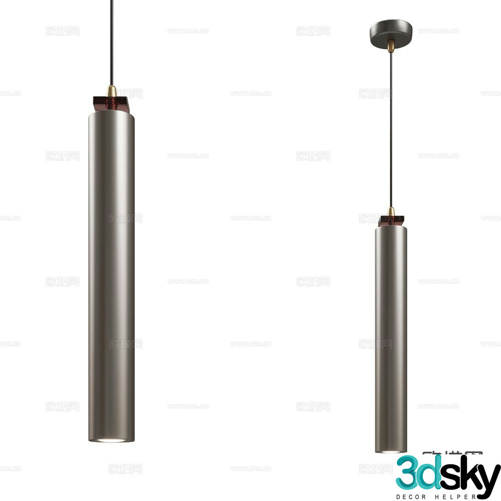 Italamp modern minimalist chandelier 3d model