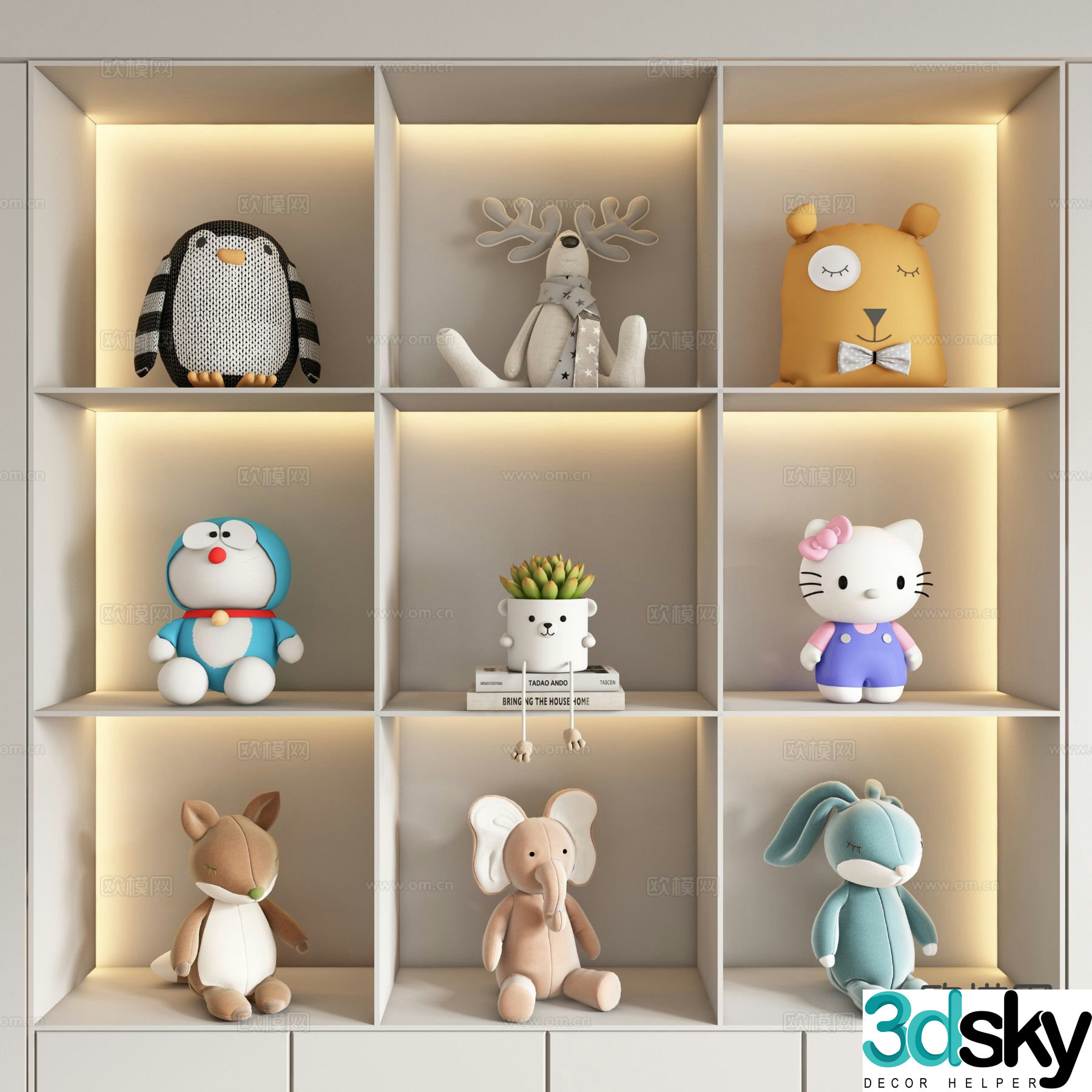 Children’s toys dolls plush doll 3d model