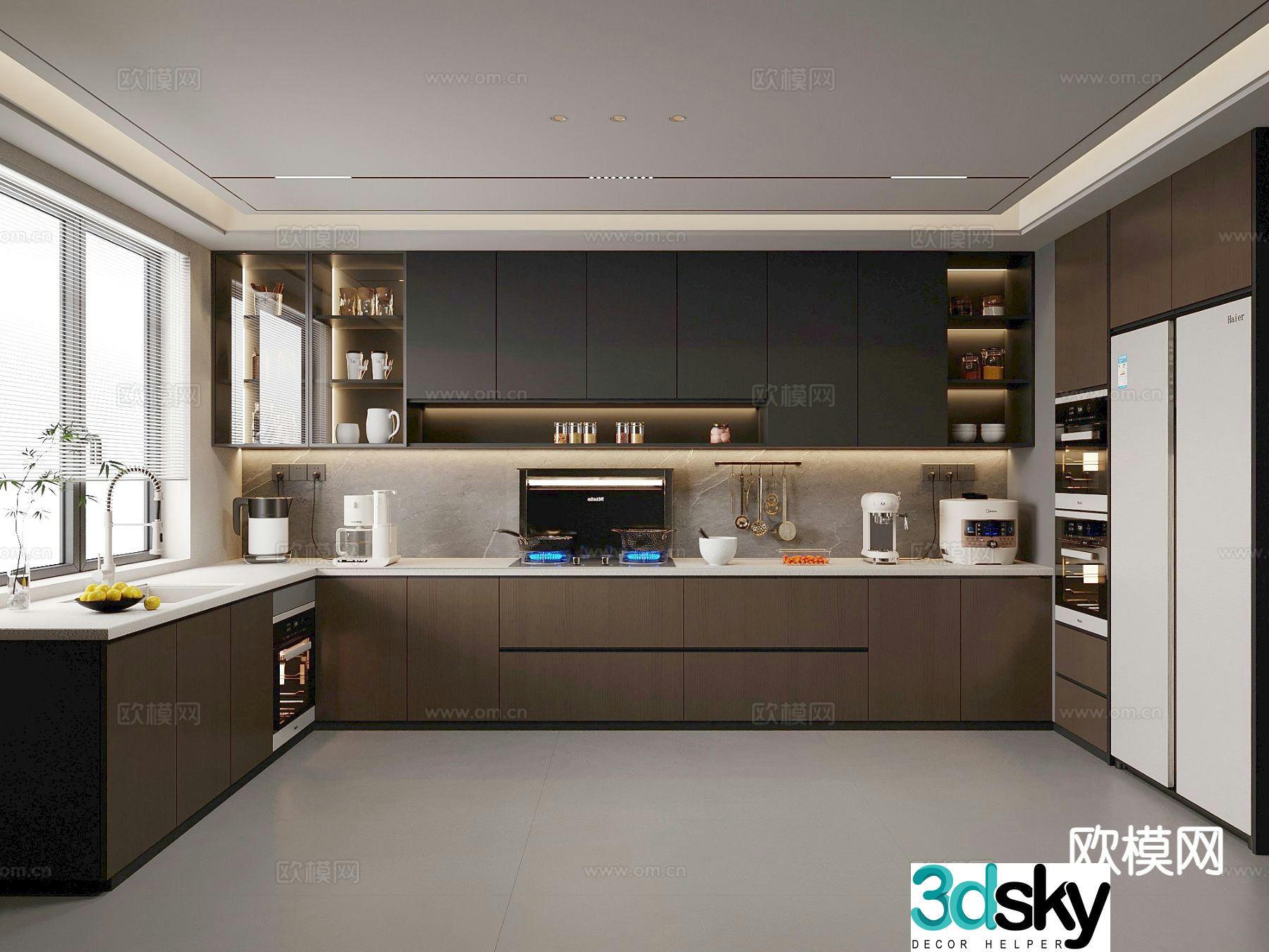 Italian kitchen 3d model