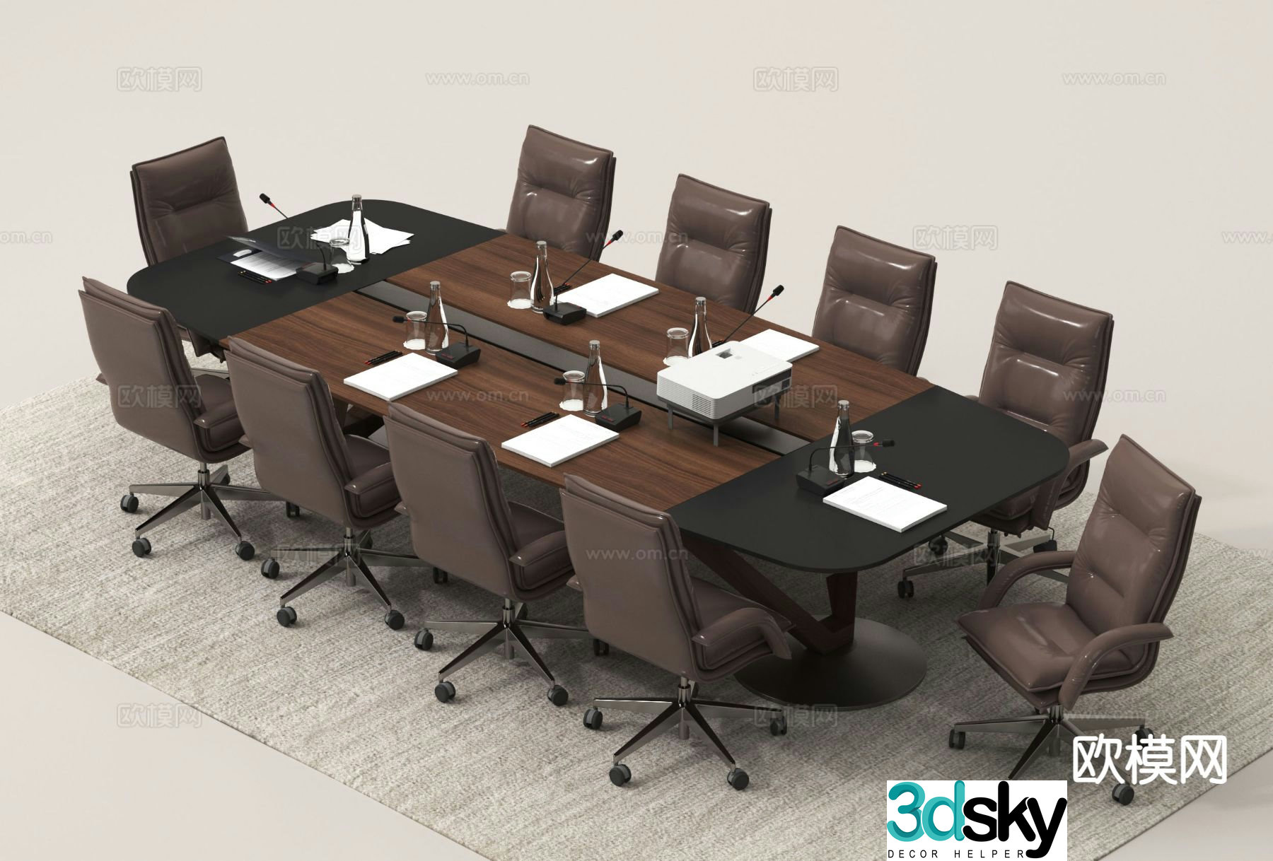 conference table conference table 3d model