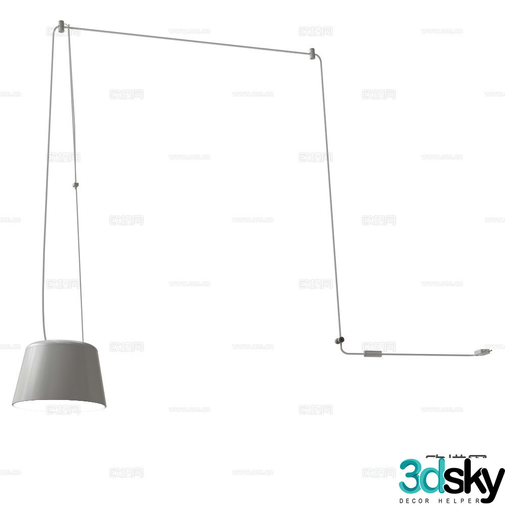 Ole creative chandelier art chandelier 3d model