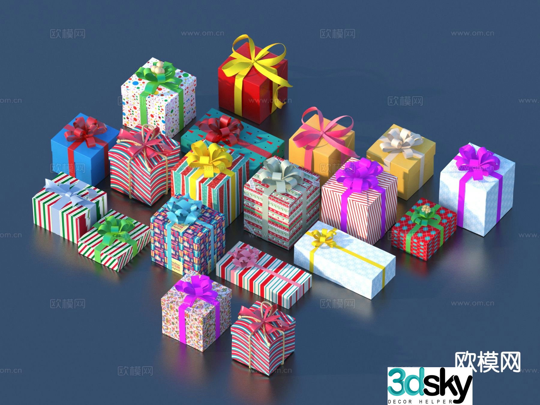 gift box gift box packaging box box 3d model