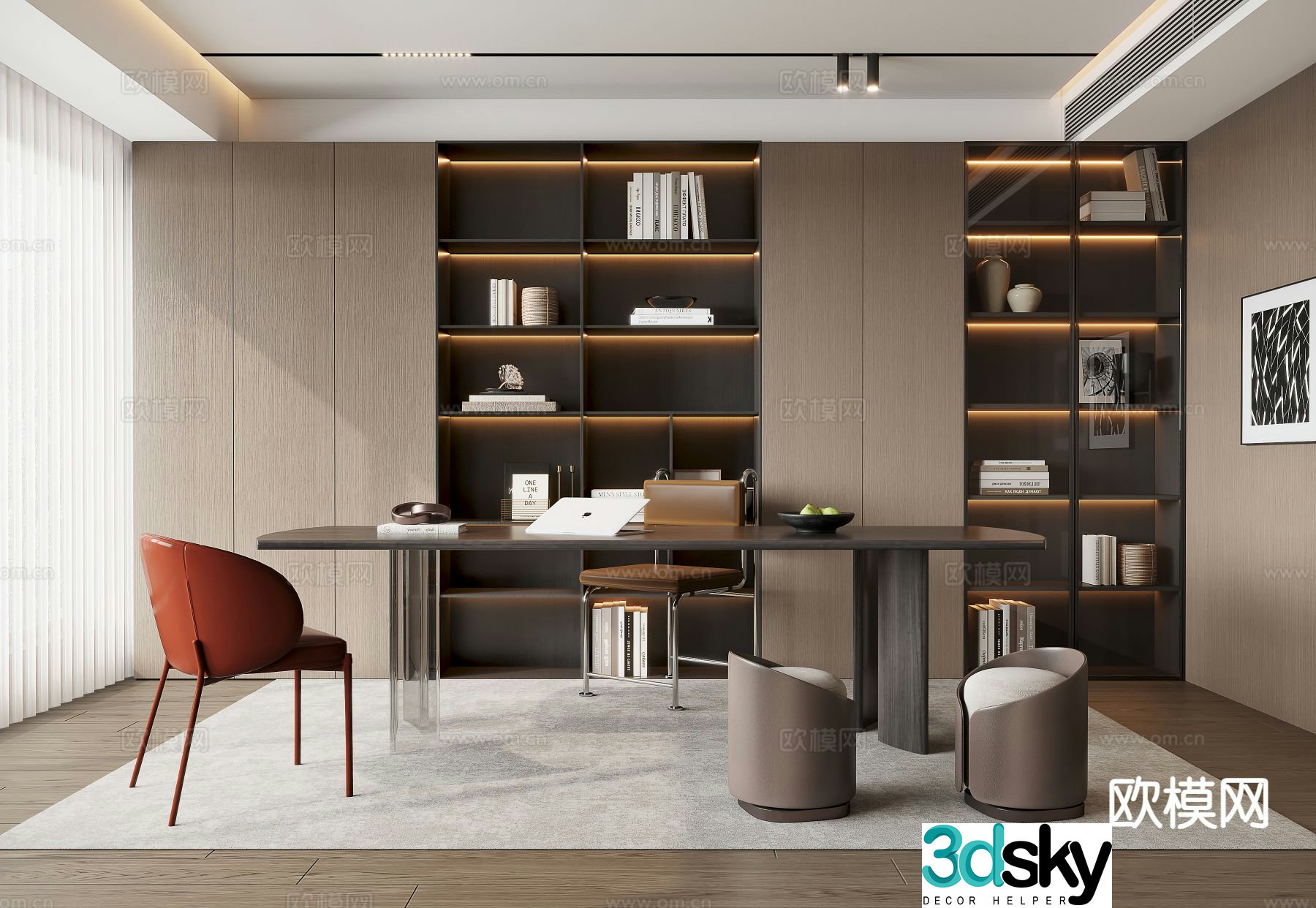 Italian study 3D model