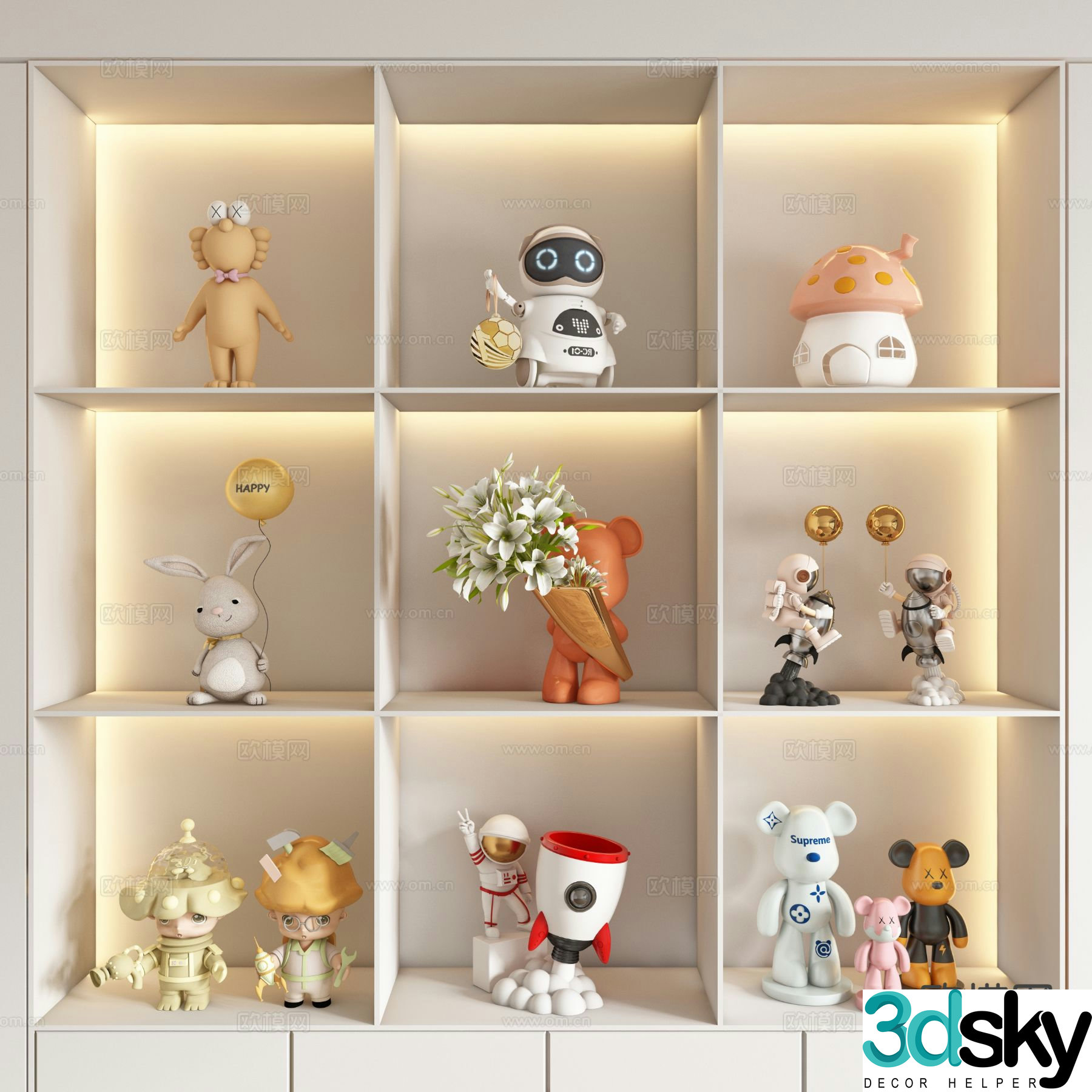 Children’s toys doll 3d model