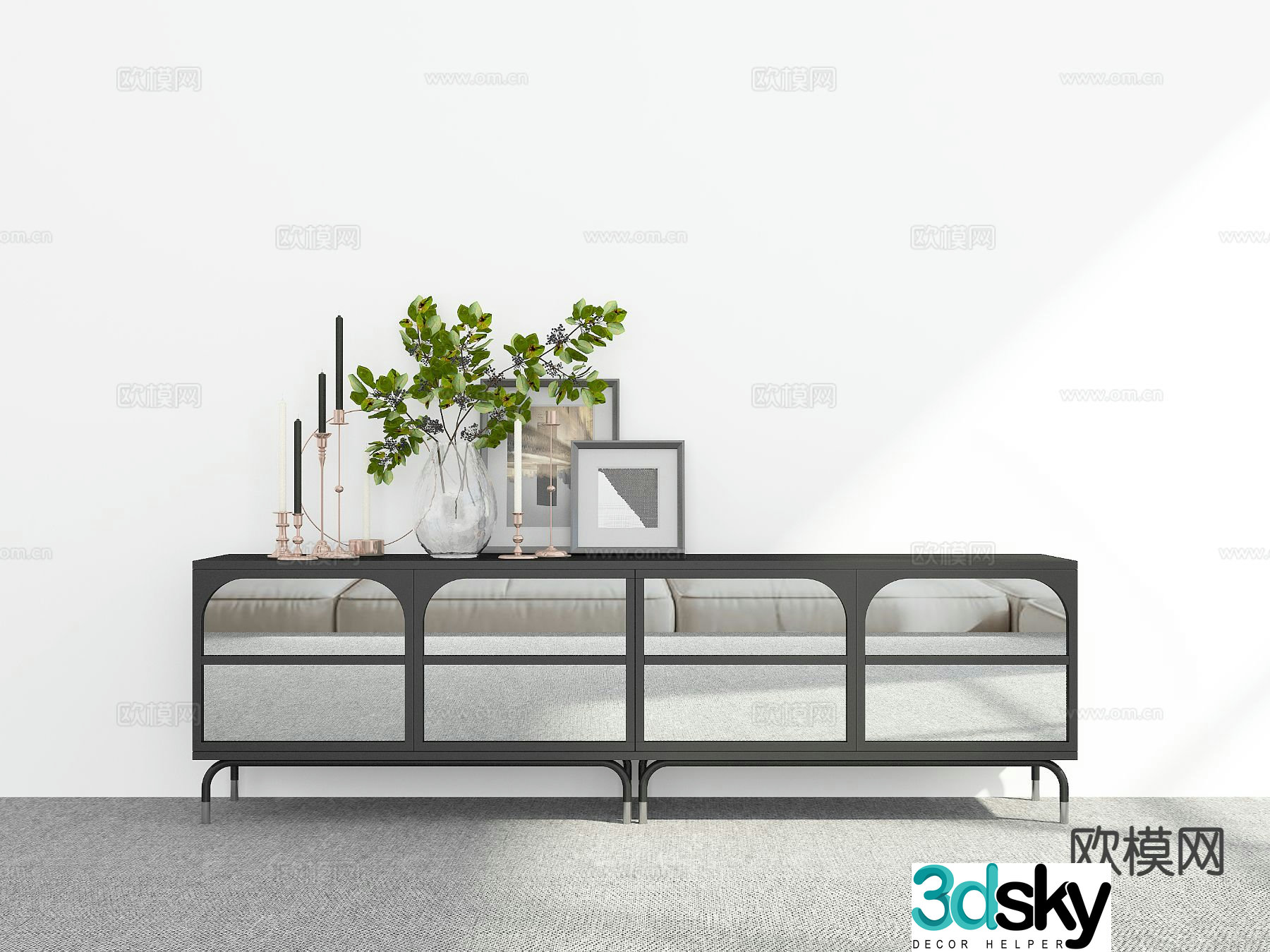 Modern TV cabinet 3d model