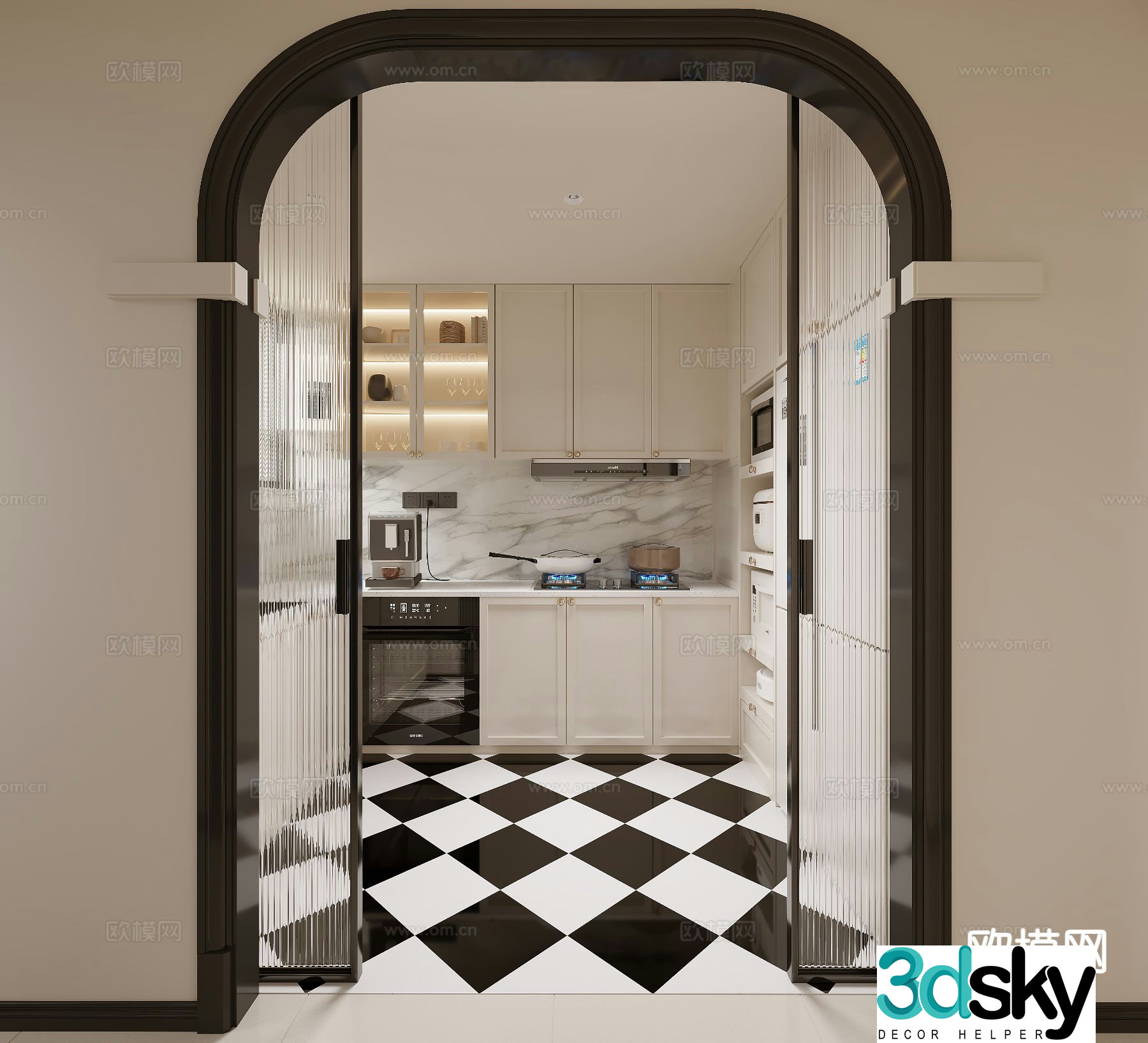 French kitchen 3d model