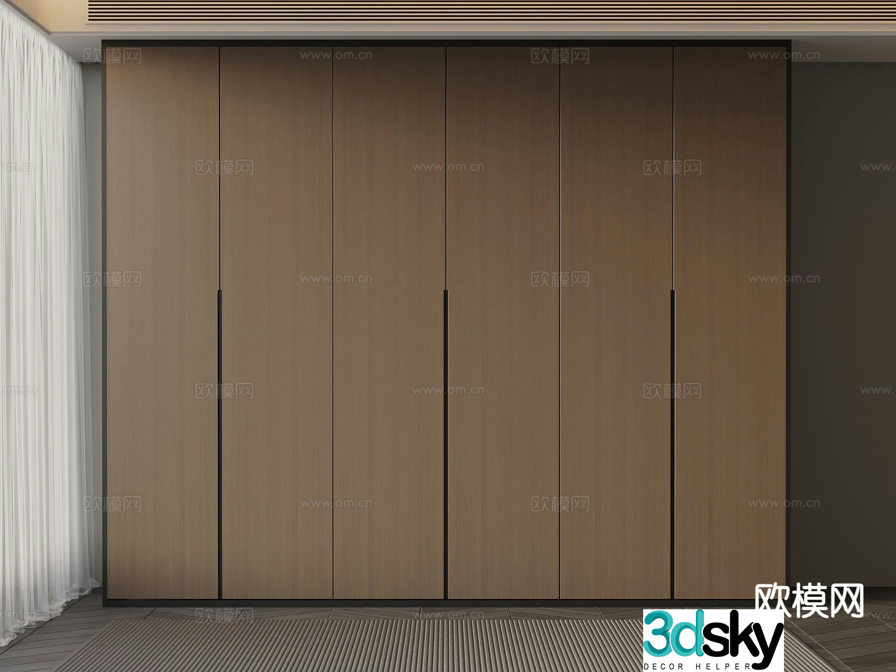 Italian wardrobe 3d model