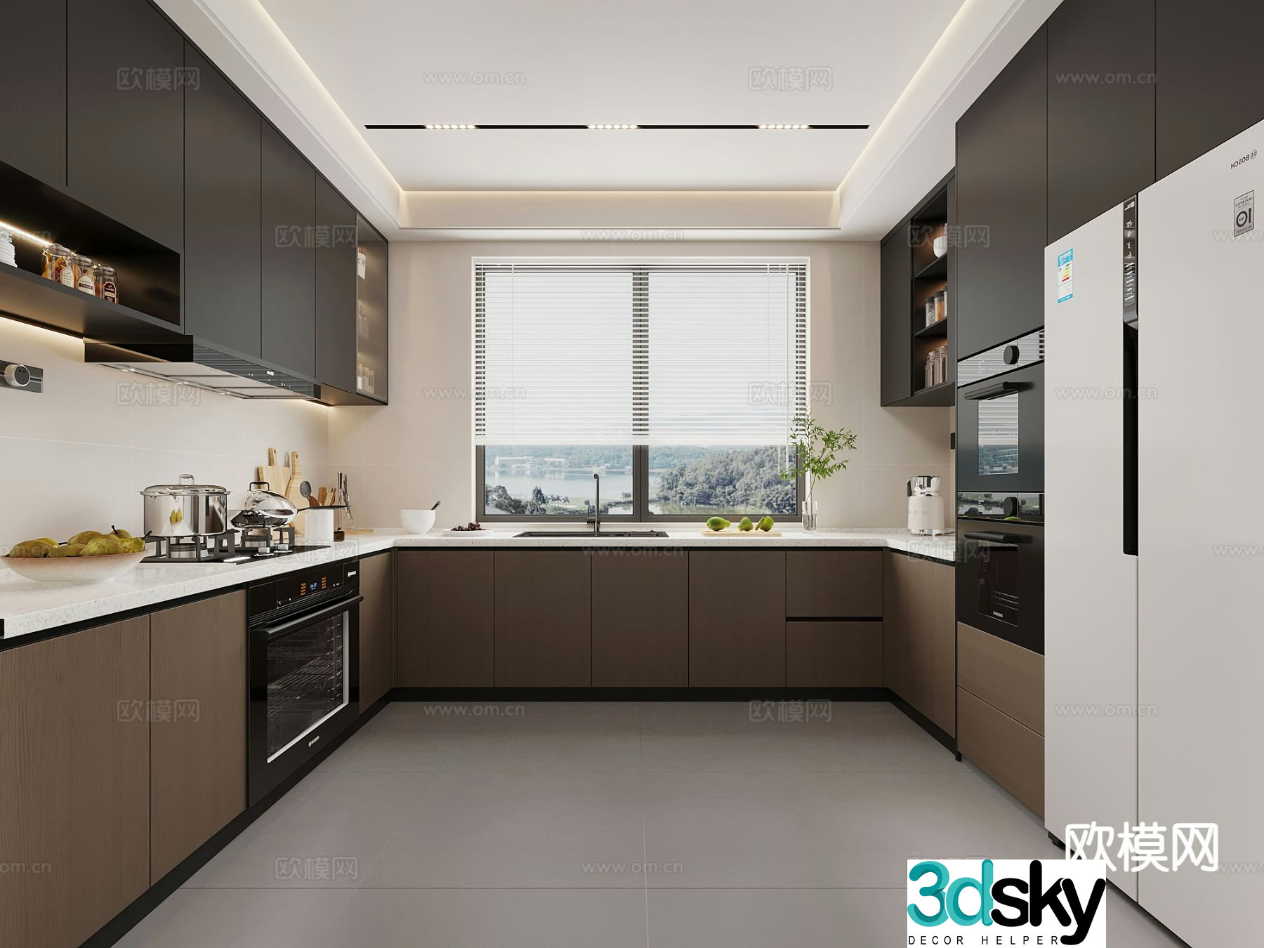 Italian kitchen 3d model