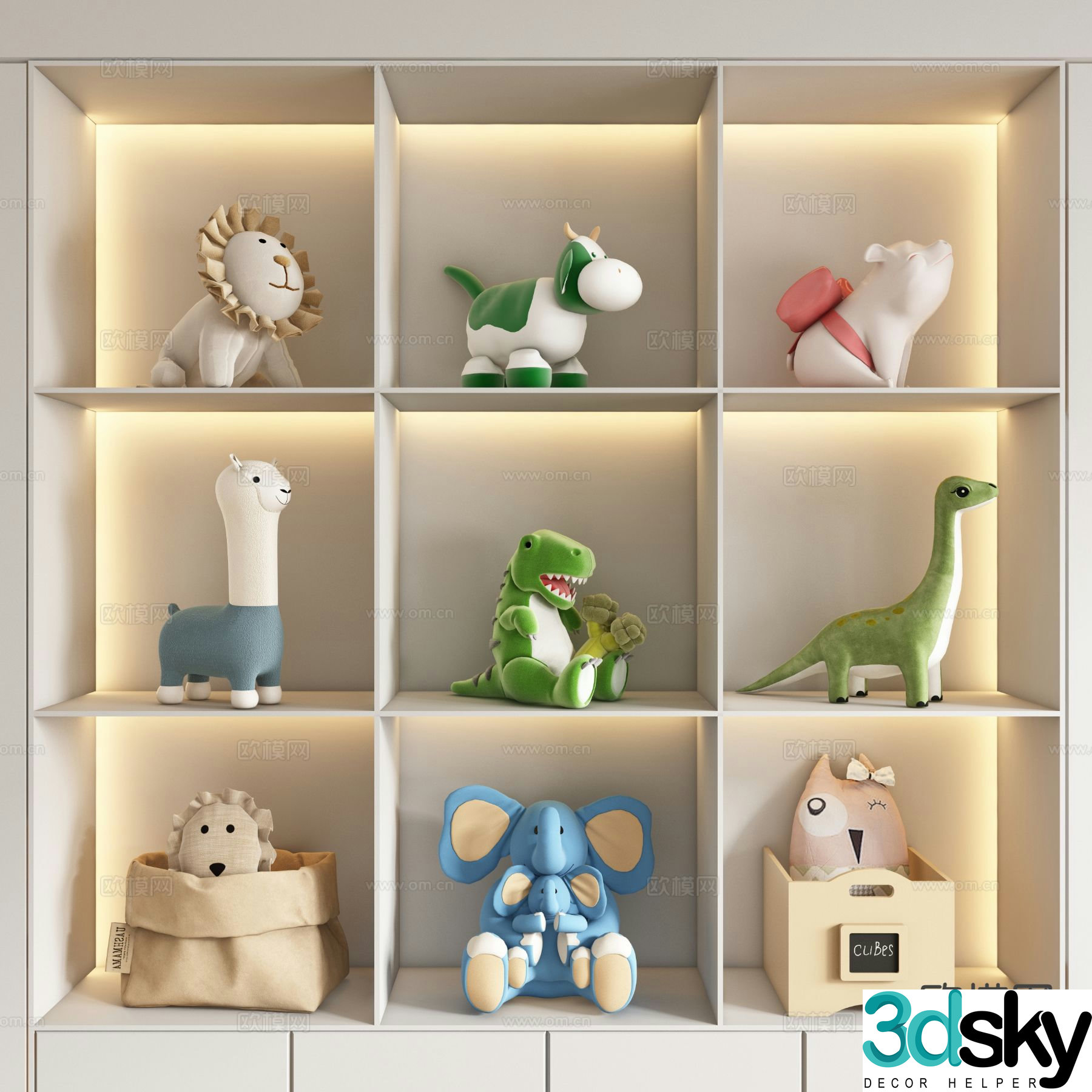 Children’s toys dolls plush doll 3d model