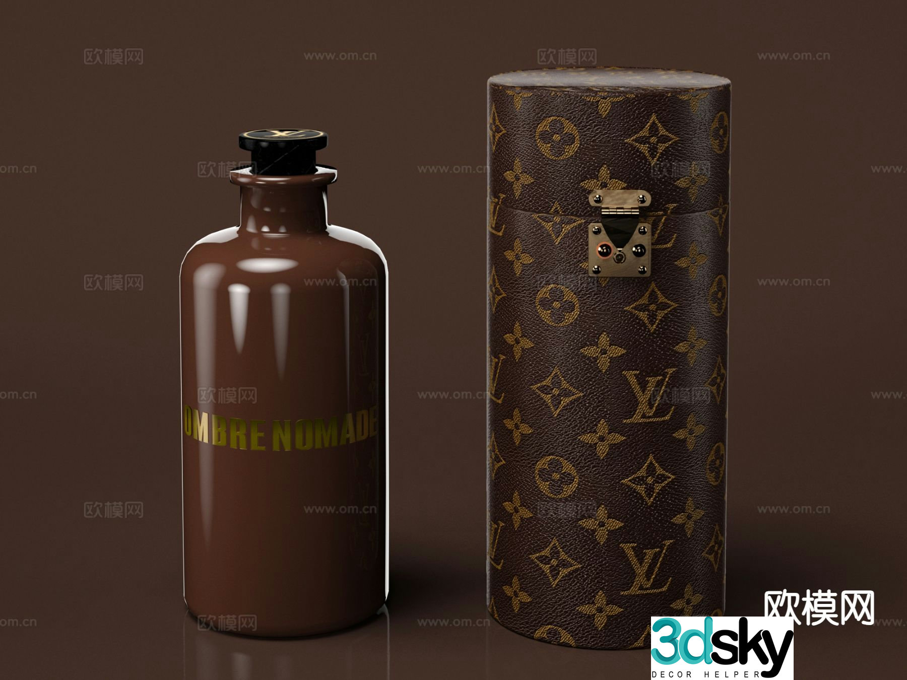 cosmetics perfume perfume bottle 3d model