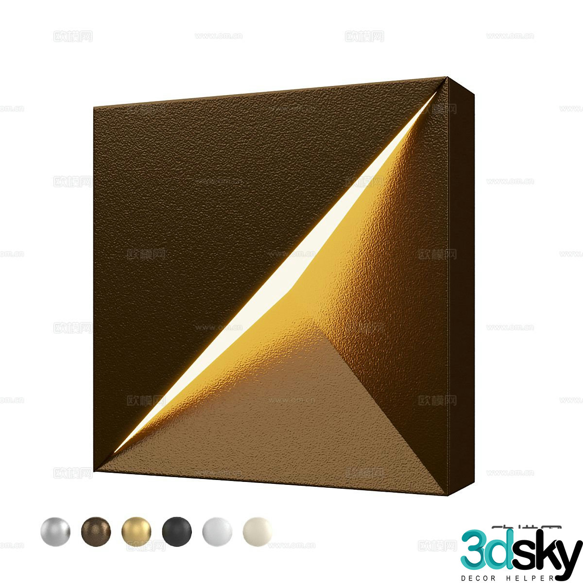 Modern outdoor lamp wall lamp 3d model