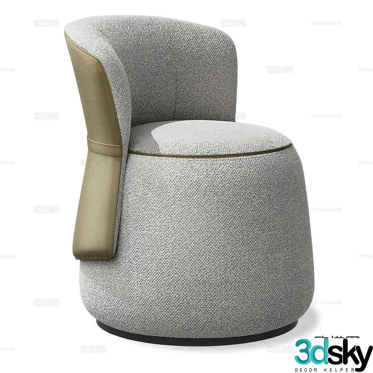Single sofa leisure sofa 3d model