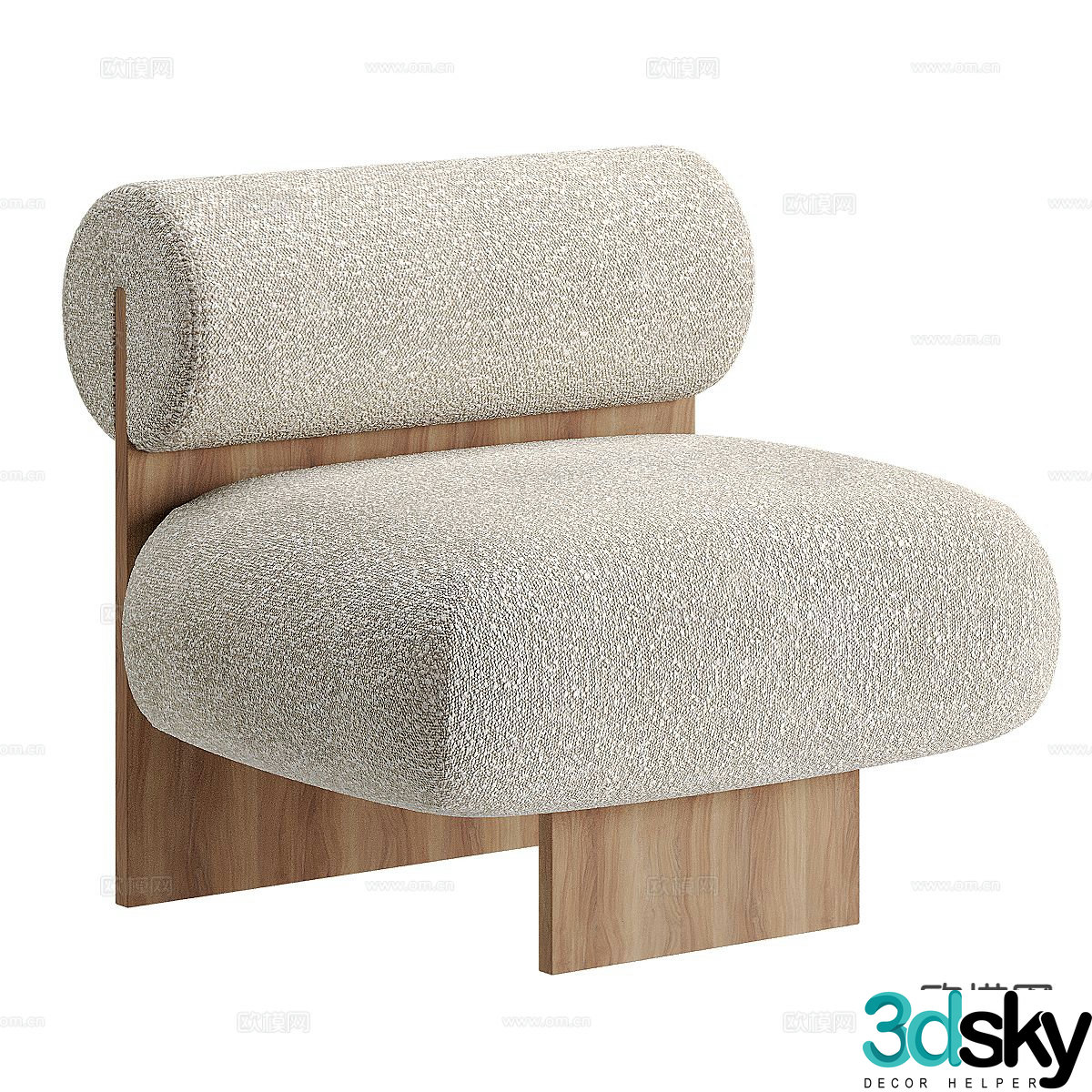 Single sofa leisure sofa 3d model