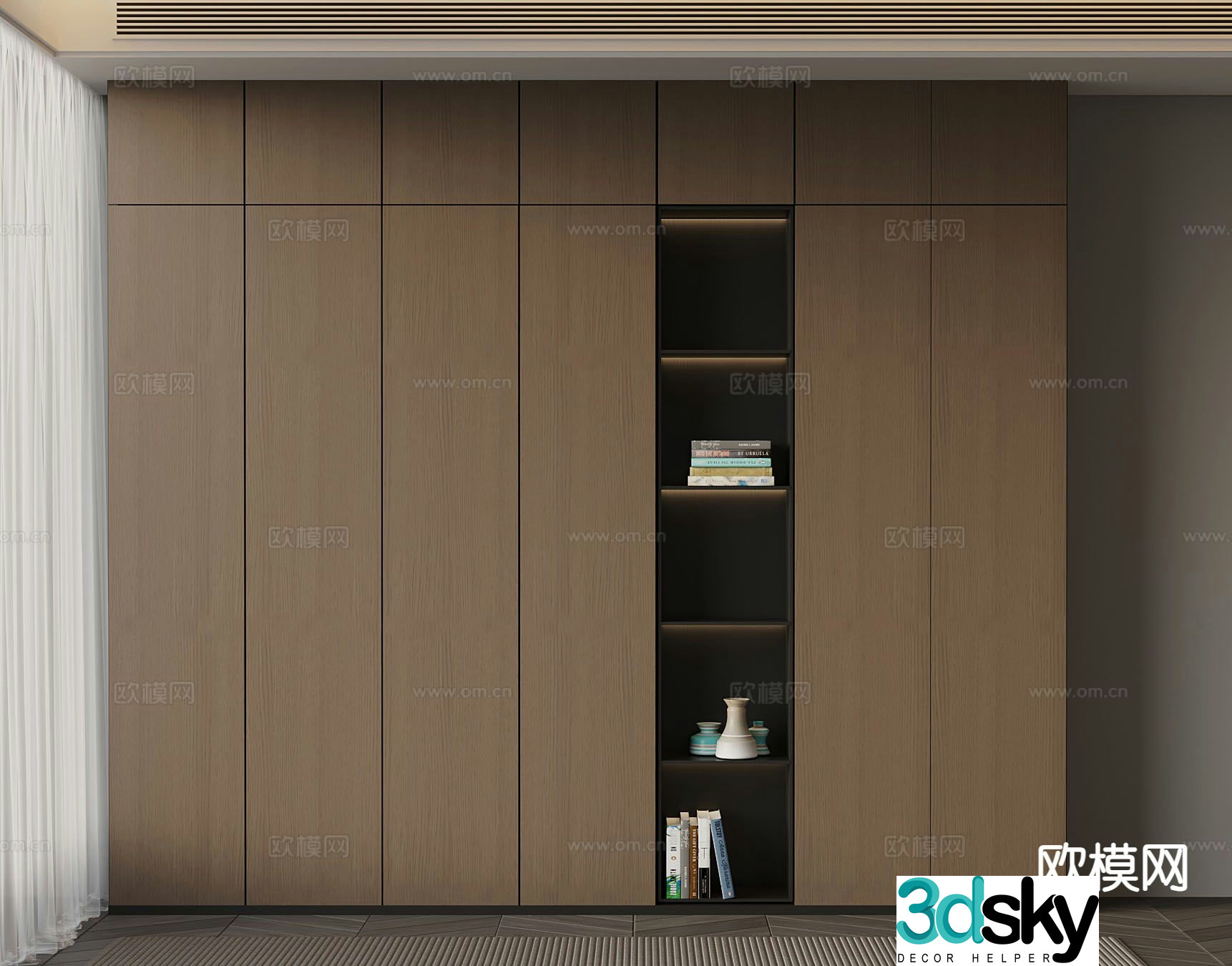 Italian wardrobe 3d model