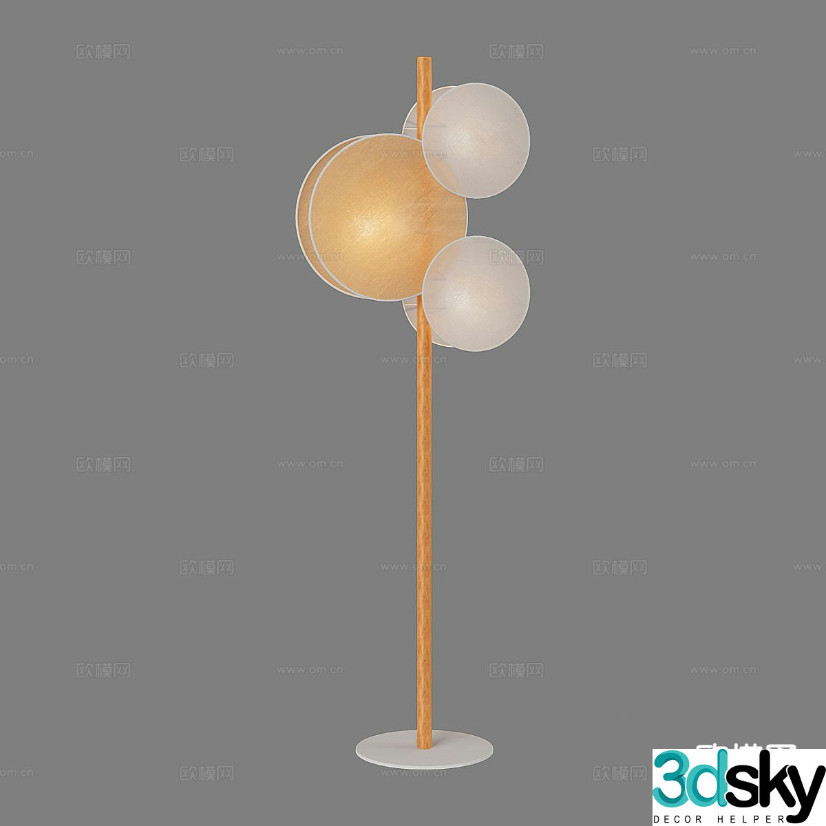 Modern floor lamp 3d model