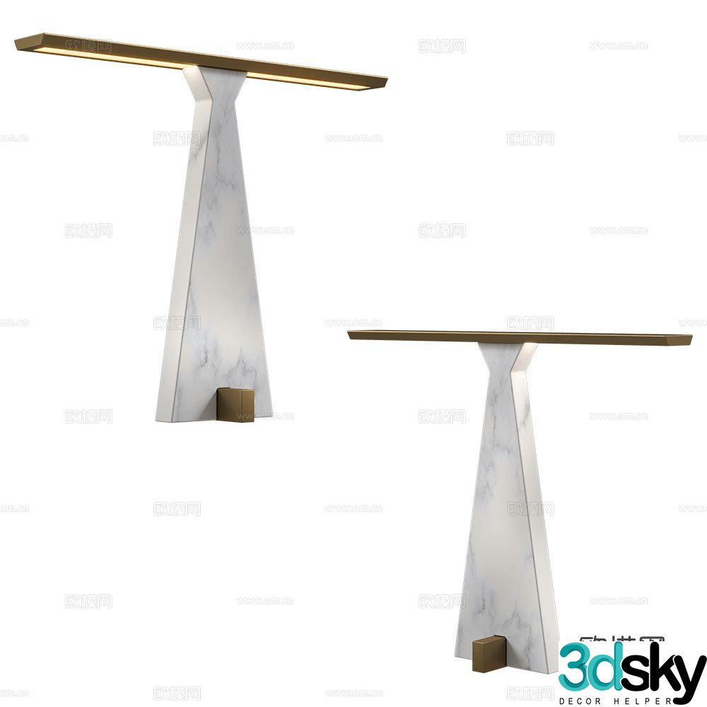 Italamp desk lamp 3d model