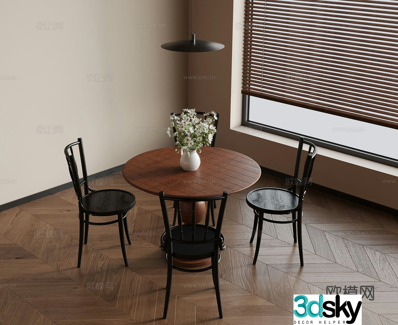 Leisure tables and chairs Negotiation tables and chairs 3d model