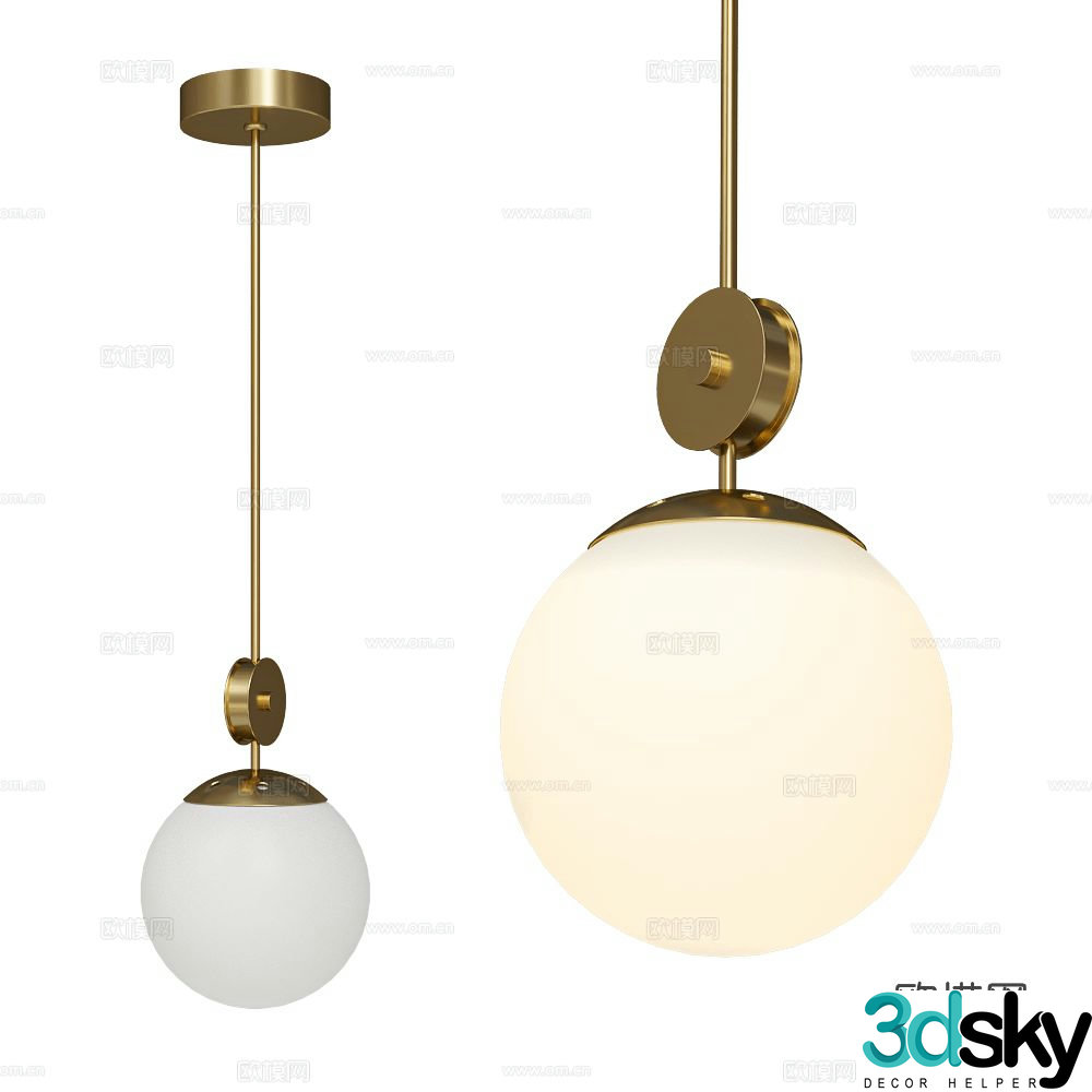 Stilfort spherical chandelier 3d model