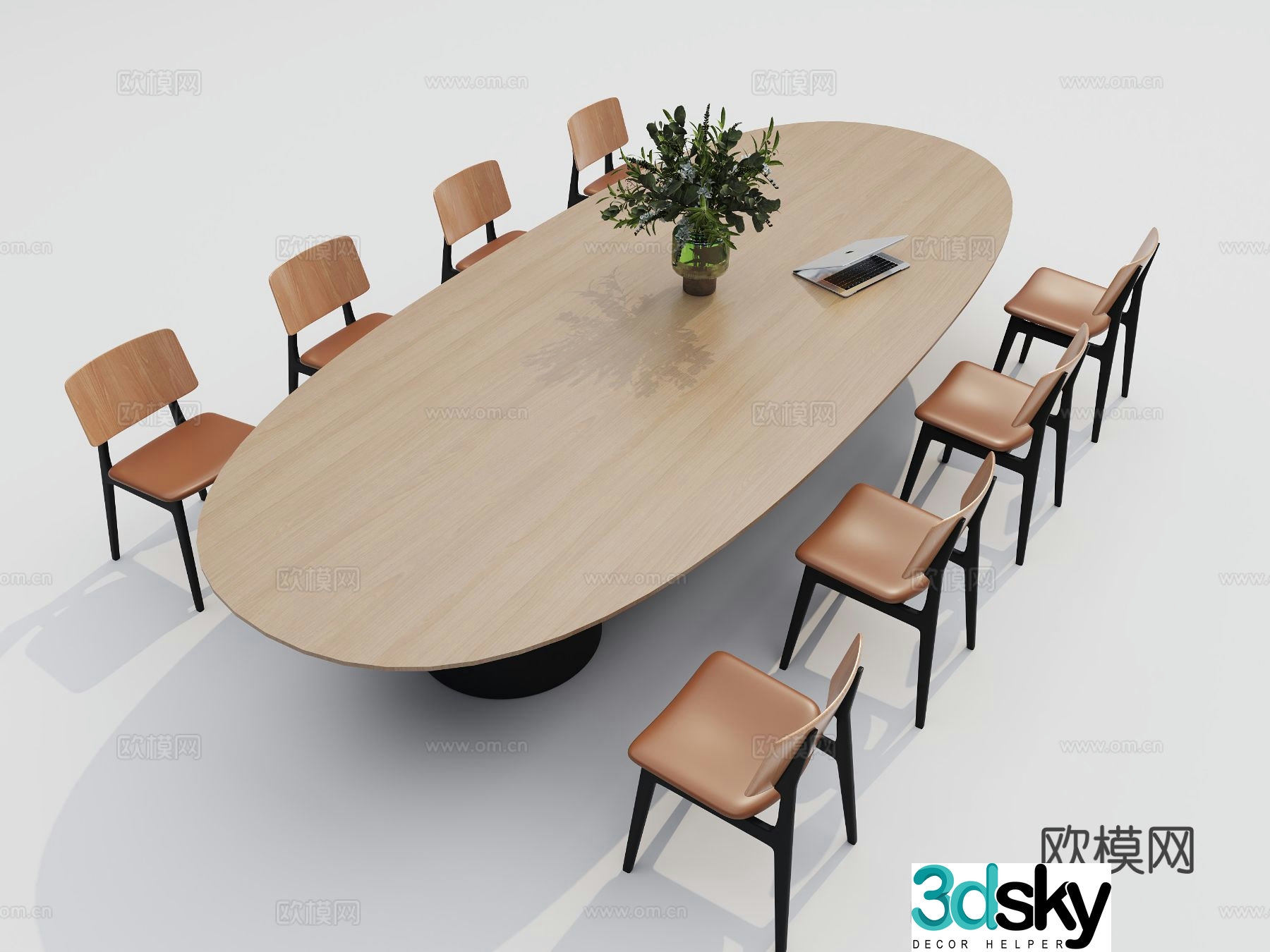 Leisure tables and chairs Negotiation tables and chairs 3d model