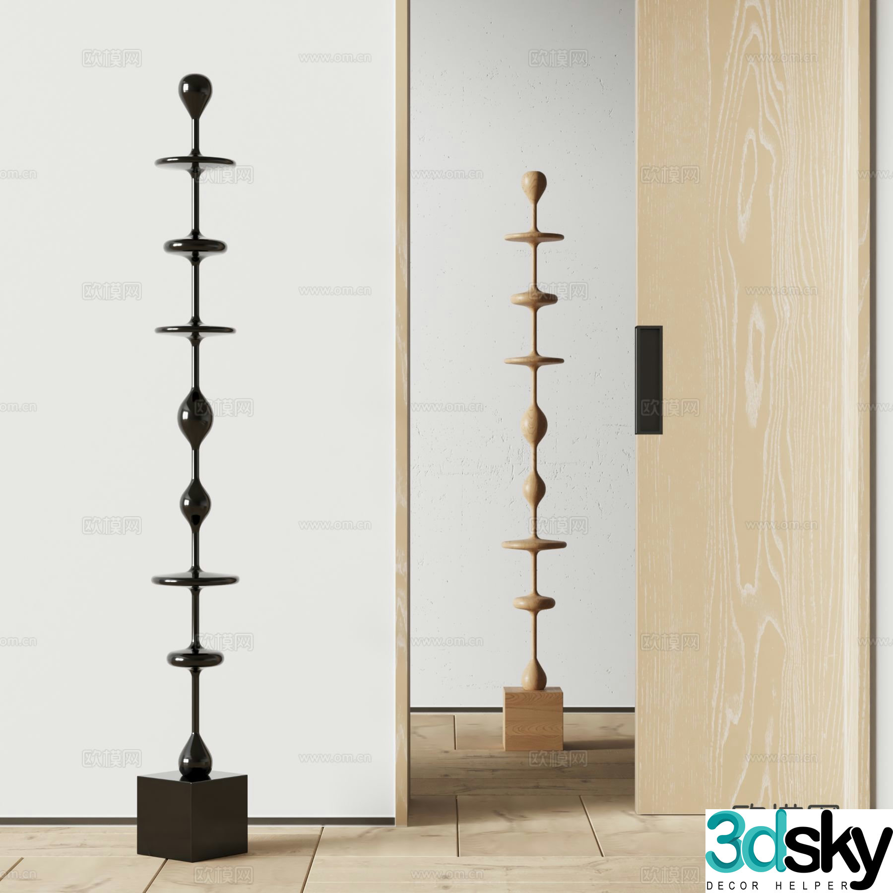 Modern sculpture ornaments furnishings 3D model