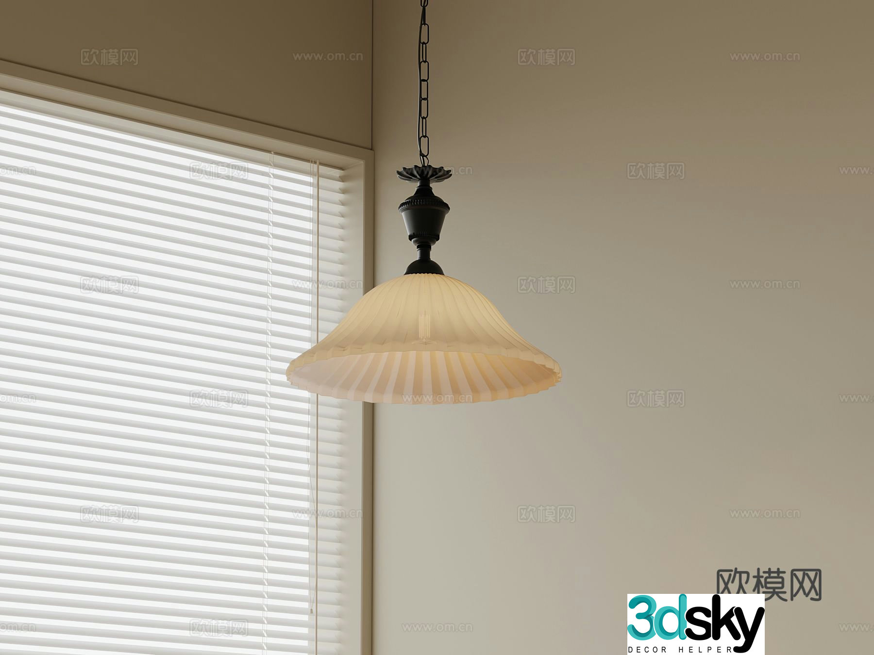 French chandelier 3d model
