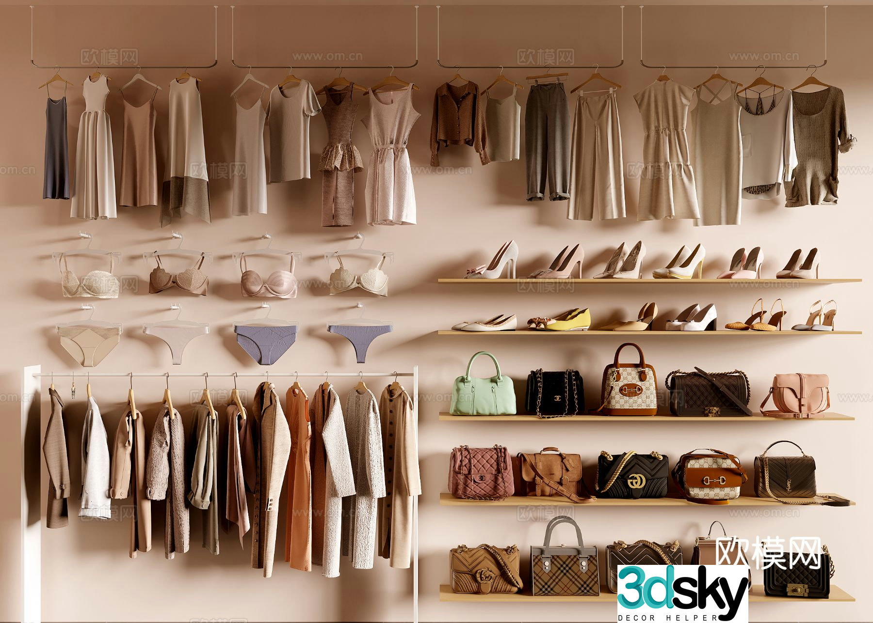 clothes clothing 3d model