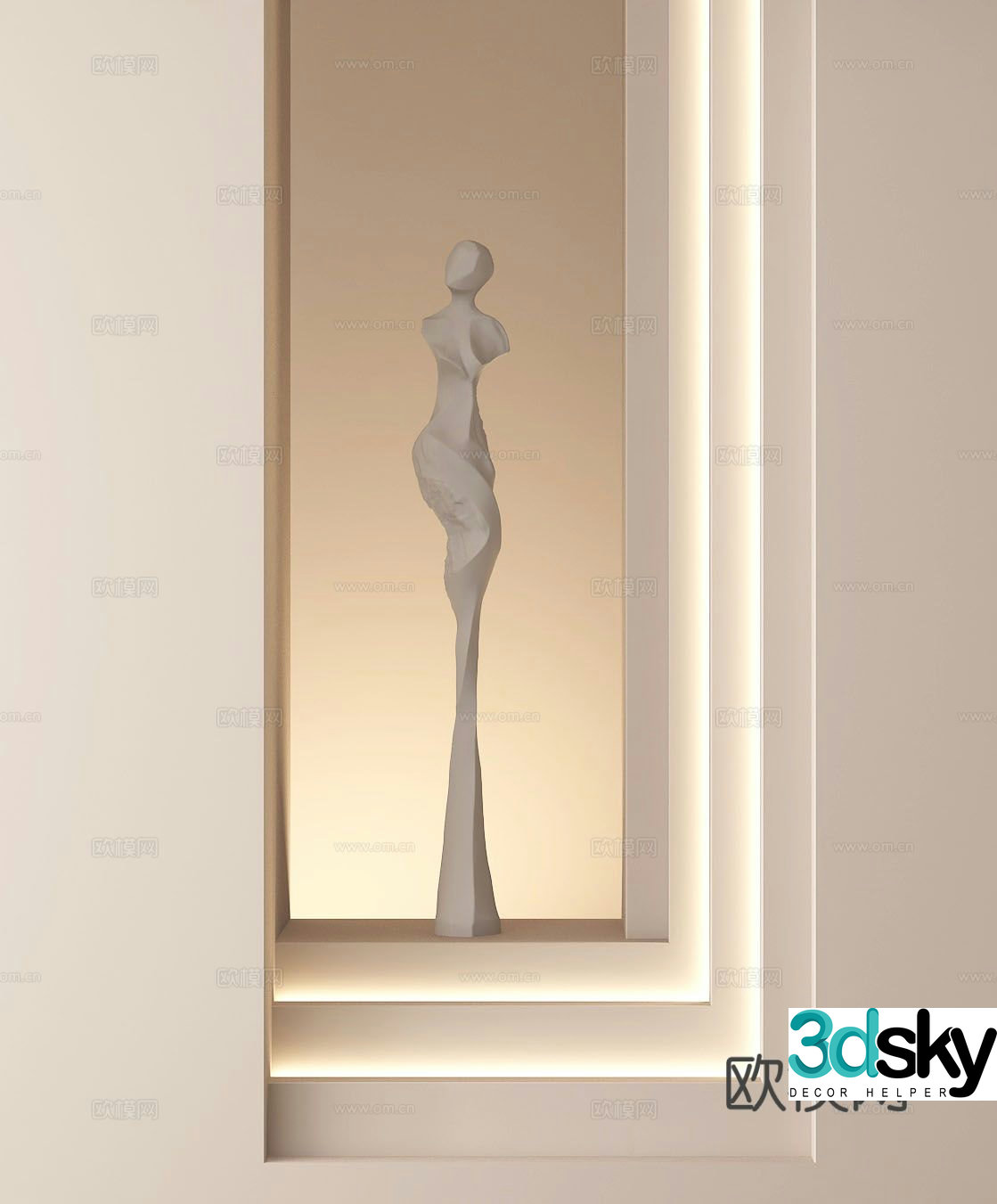 Human Sculpture Doll Ornaments 3D Model