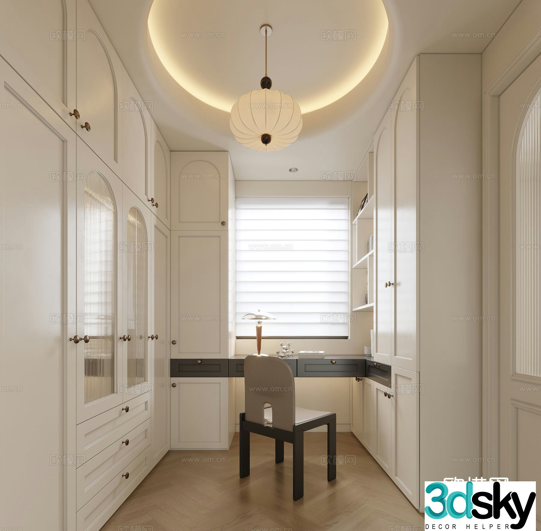 American cloakroom 3D model