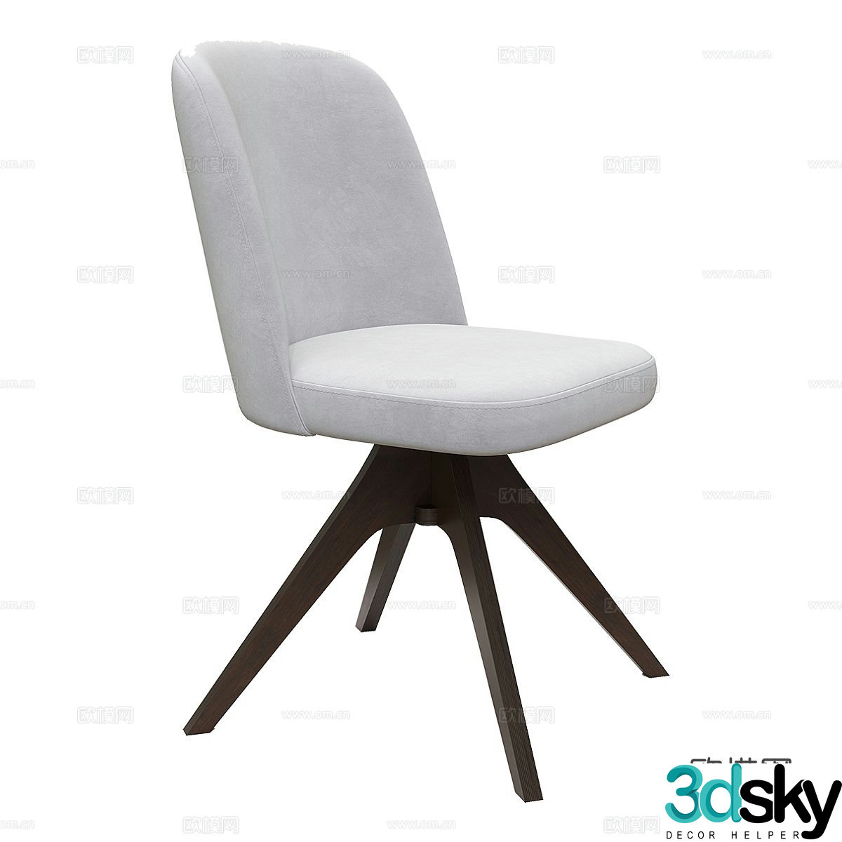 Modern chair leisure chair 3d model