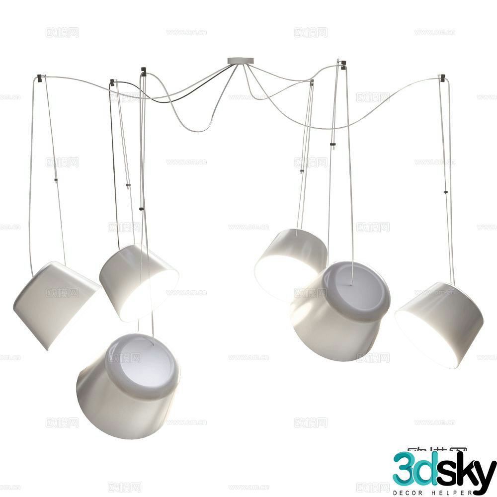 Stilfort creative chandelier 3d model