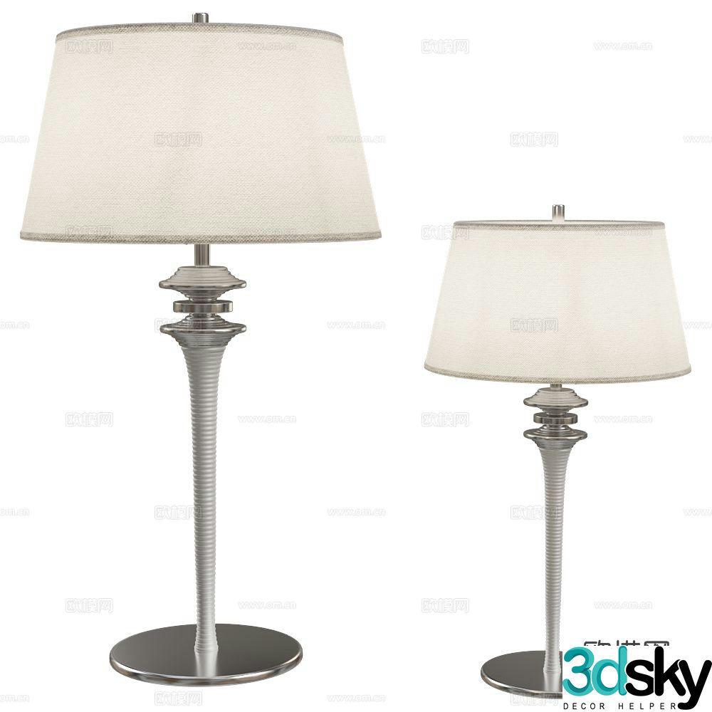 Modern desk lamp 3d model