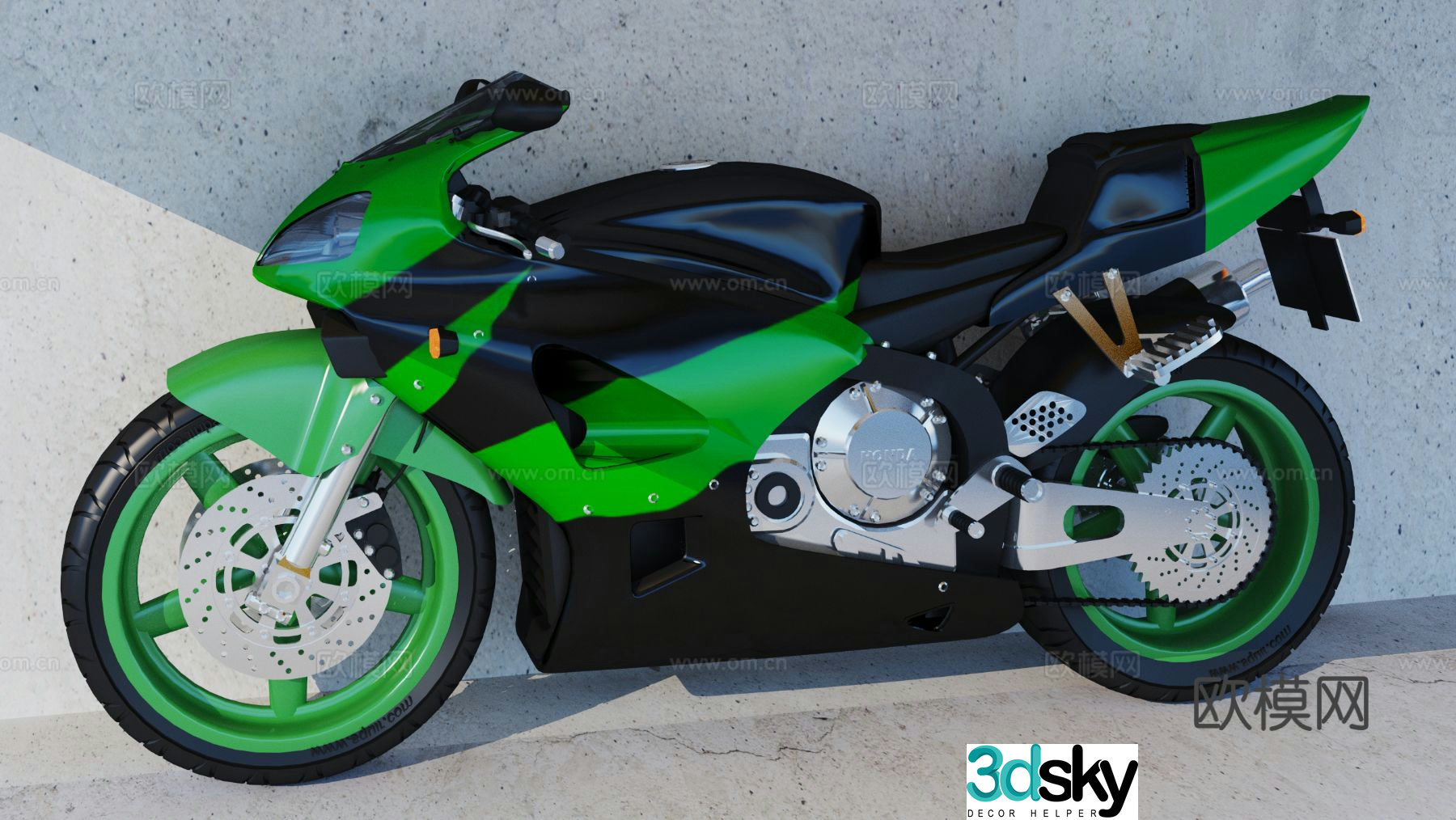 motorcycle 3d model
