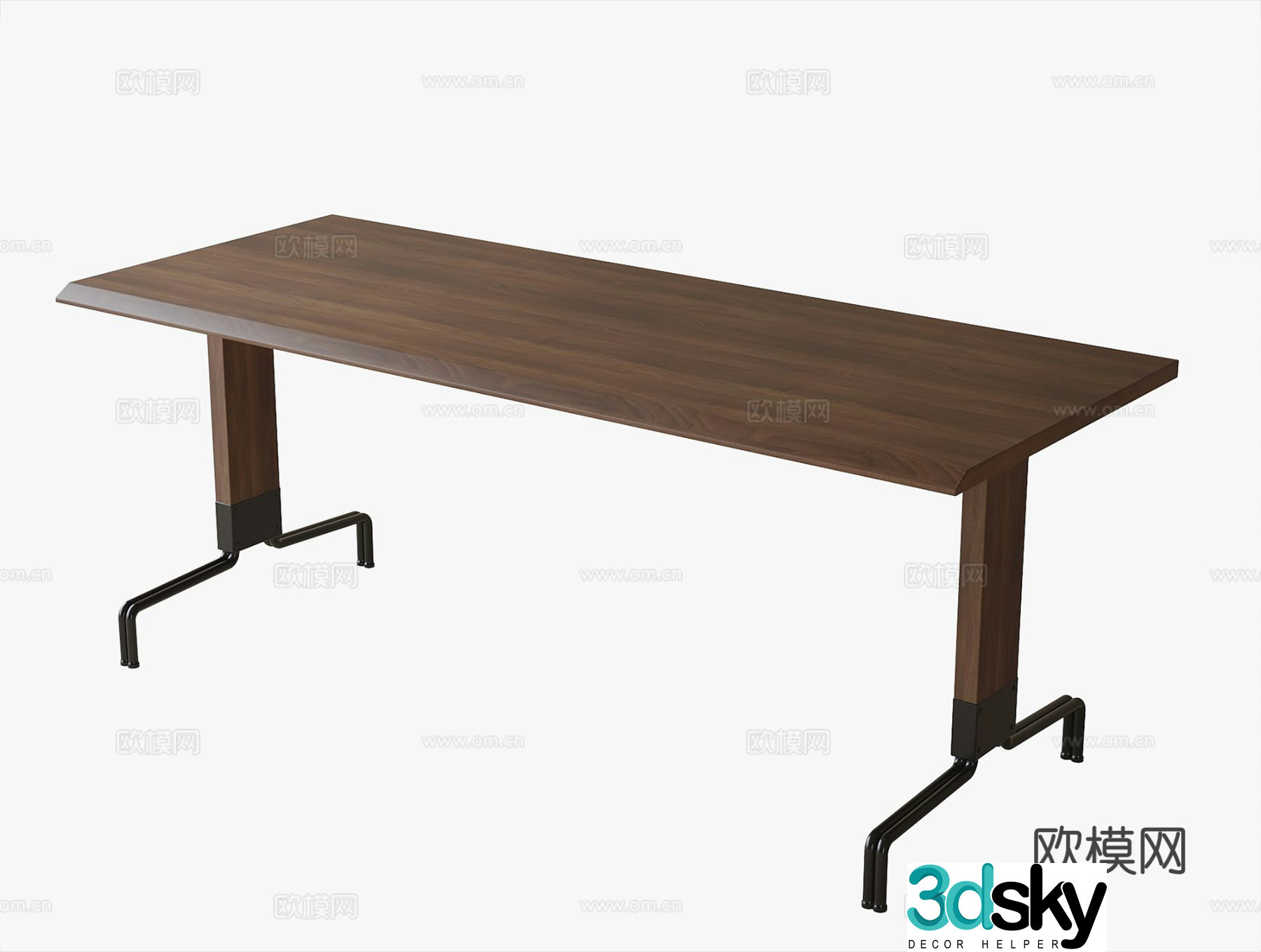 Modern lift desk lift computer desk 3d model