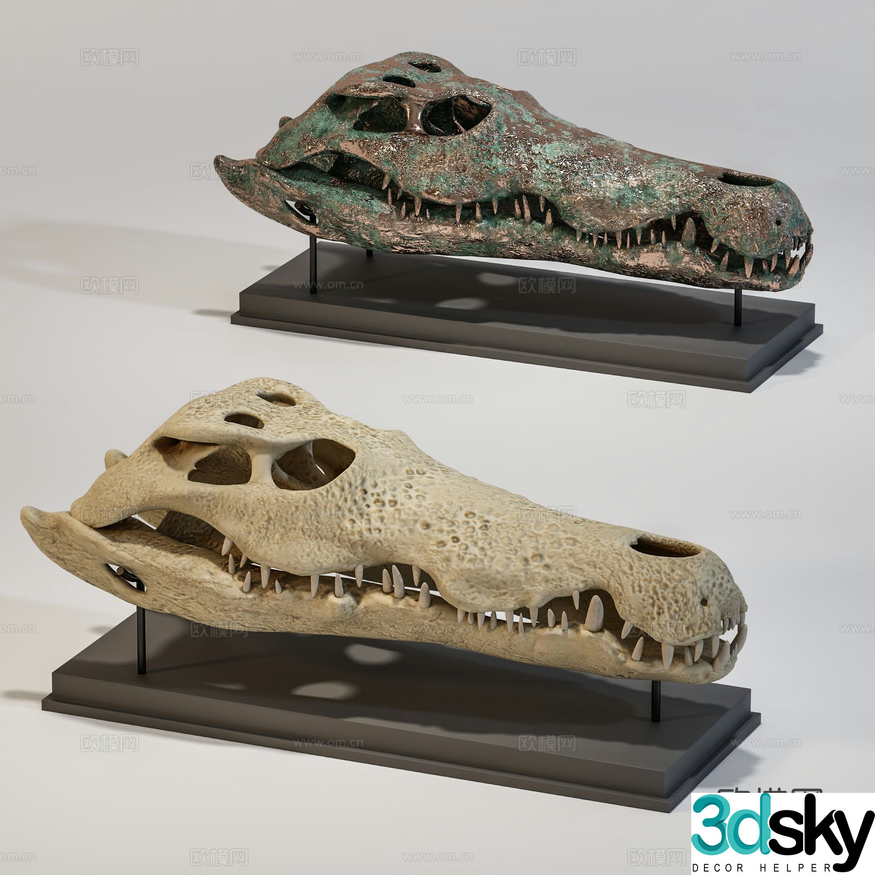 Modern decorative ornaments crafts 3d model