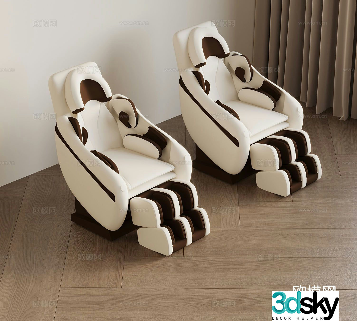 Electric massage chair massage sofa 3d model
