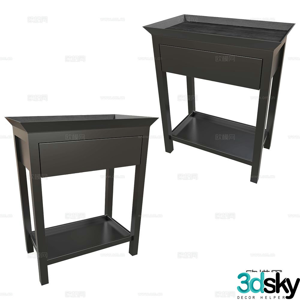 Dantone bedside table 3d model