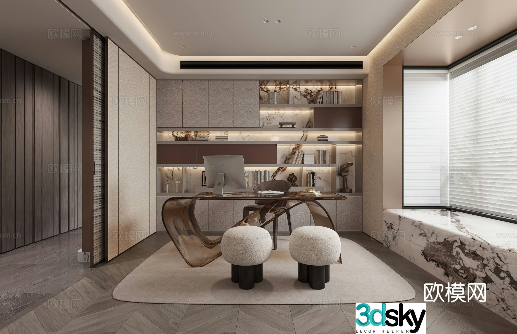 Italian study 3D model