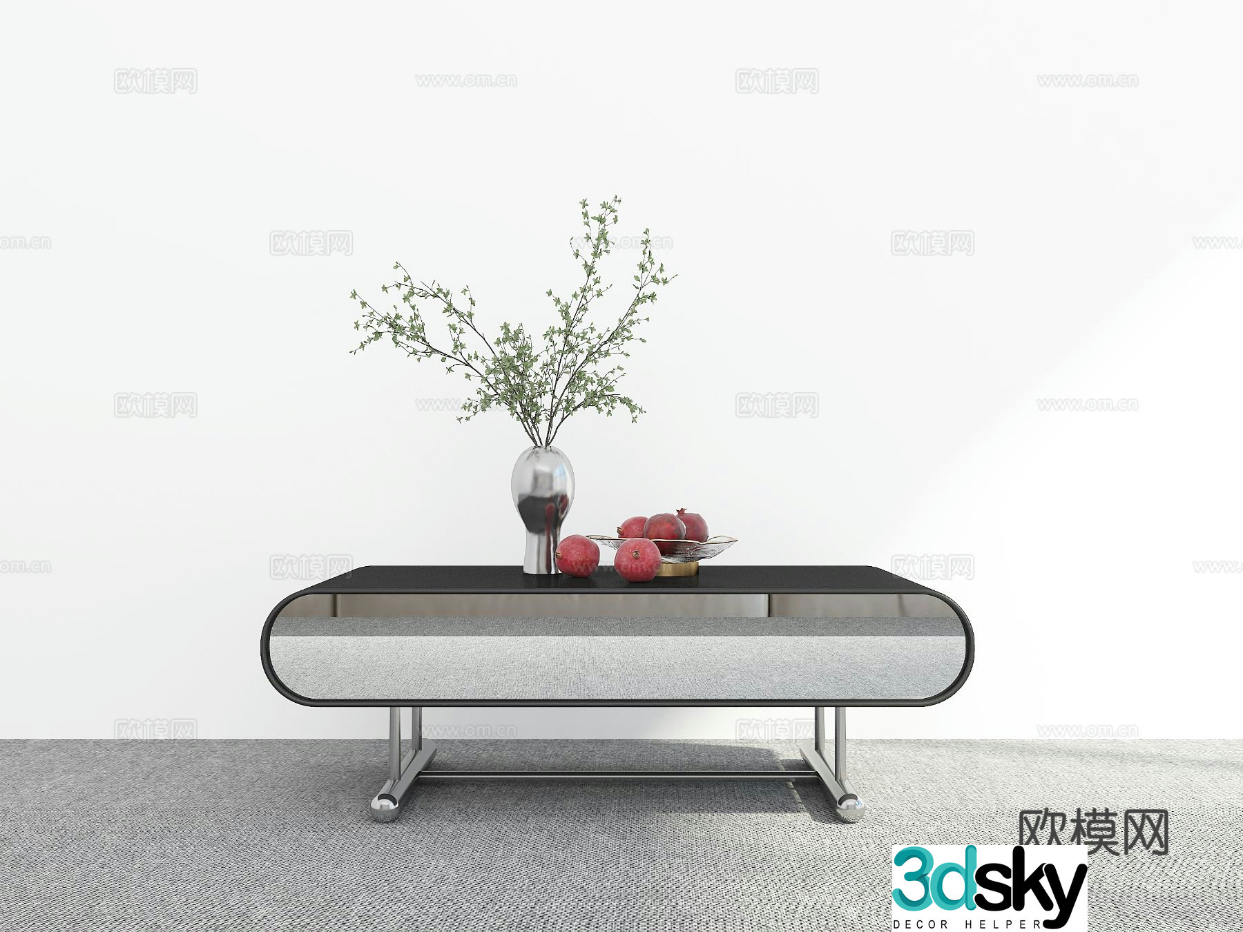 Modern coffee table 3d model