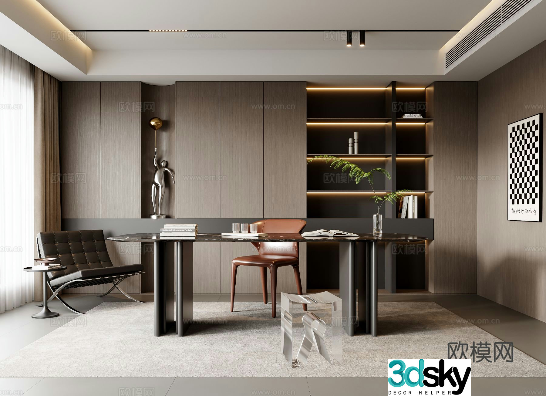 Italian study 3D model