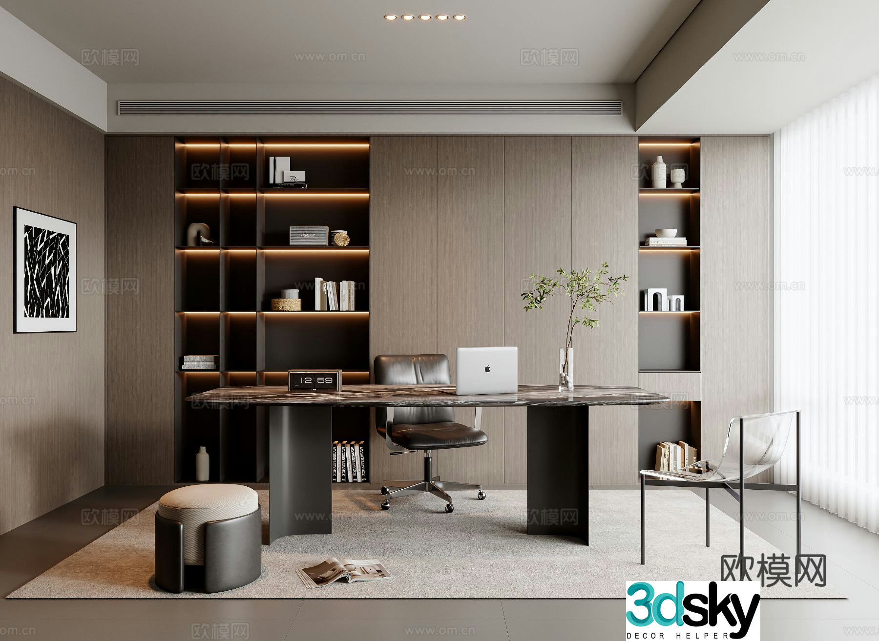 Italian study 3D model