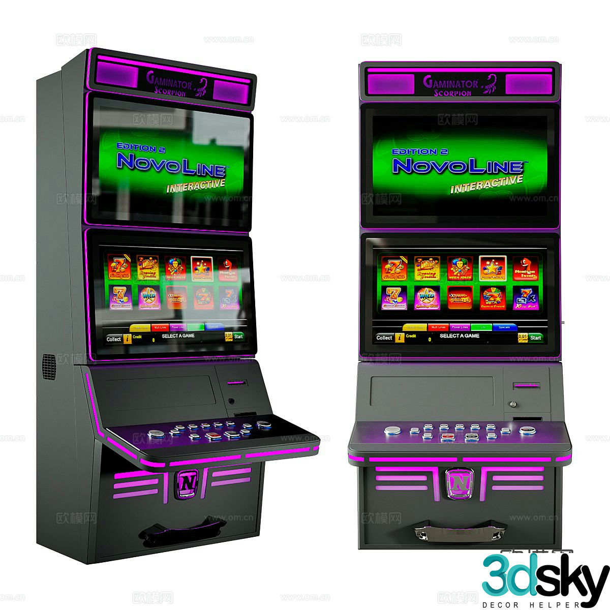 arcade game console 3d model